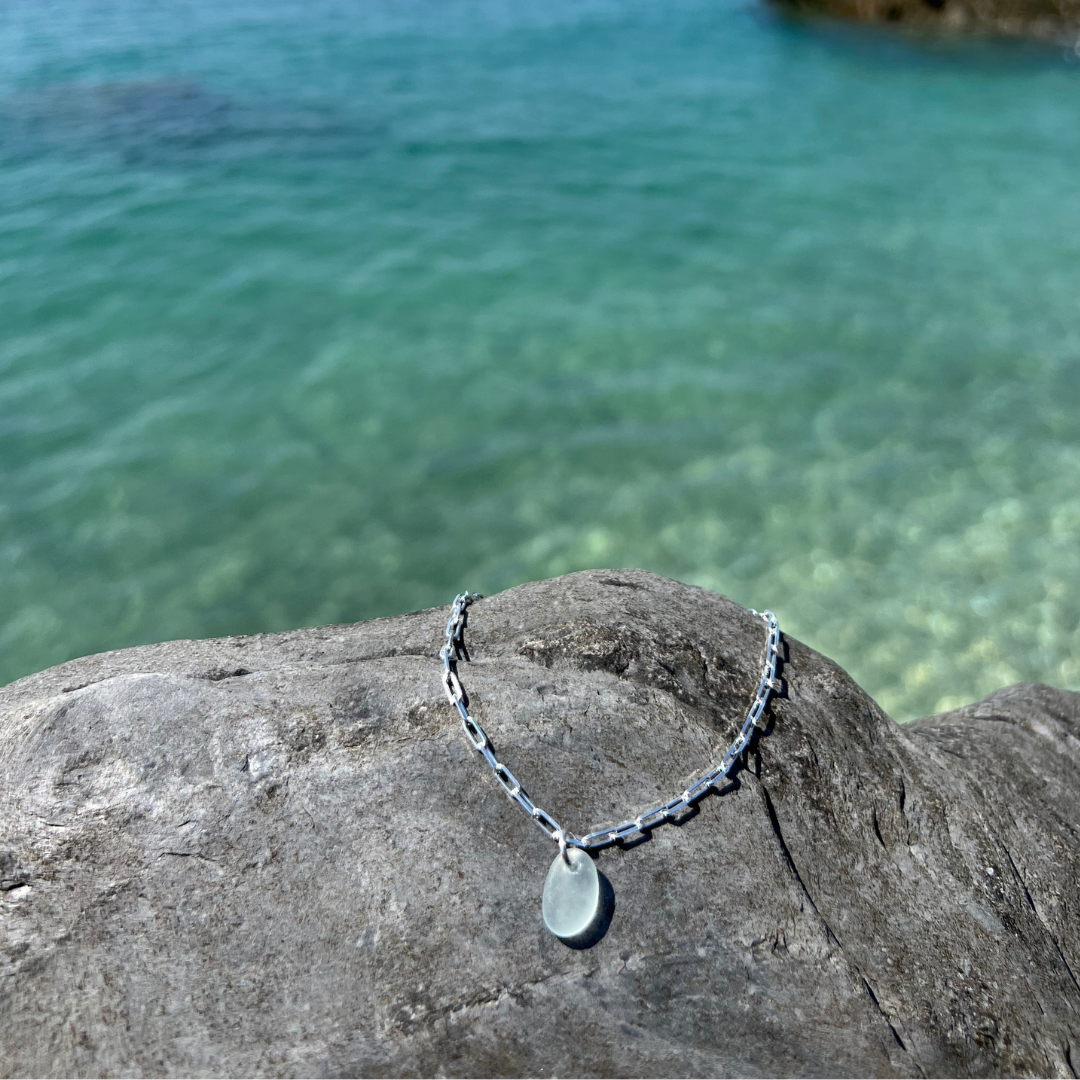 Cornish Links Sea Glass Anklet
