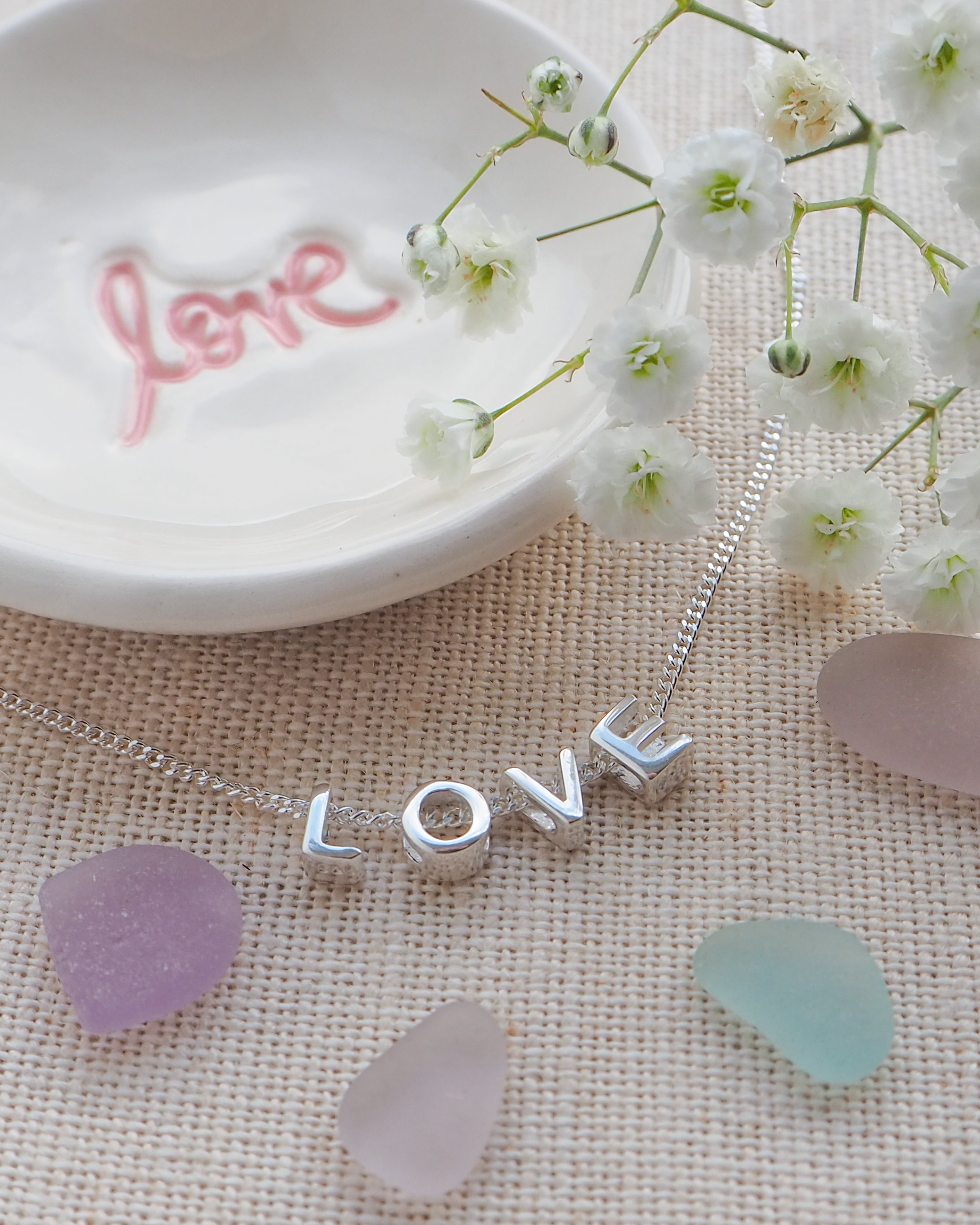 Floating Little Love Letter Necklace
