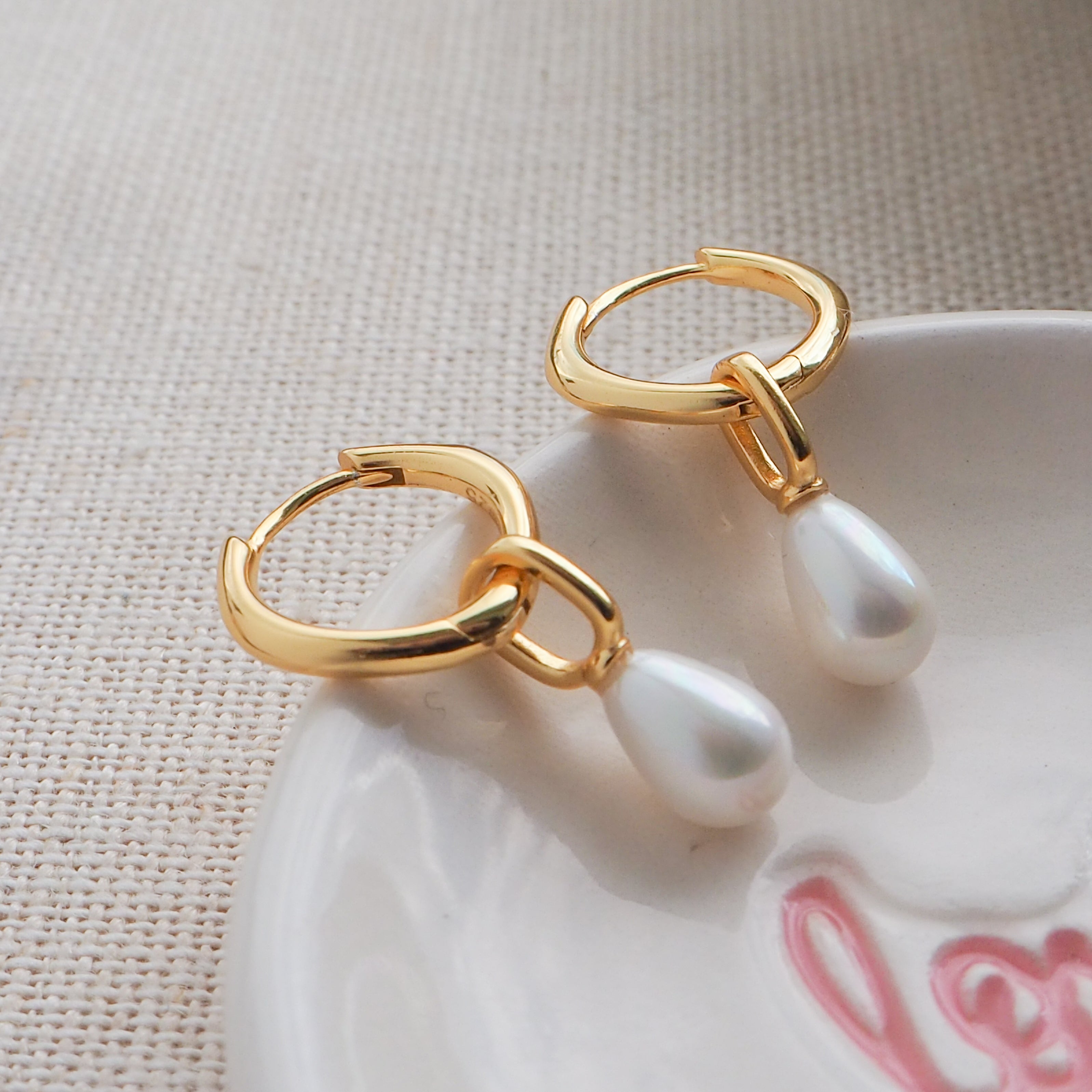 Ready To Post Gold Pearl Huggies