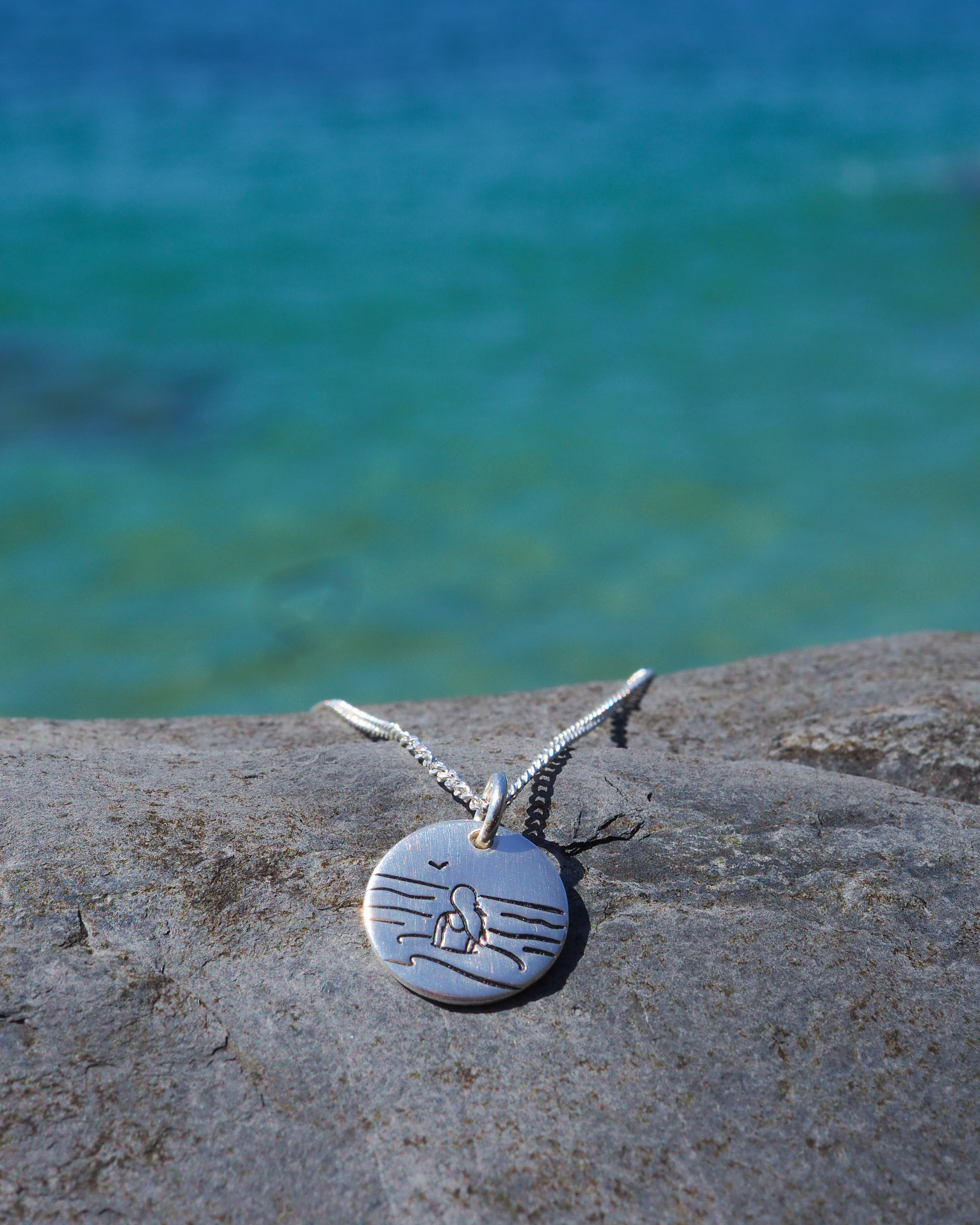 Sea Soul - Sea Swimmer Silver Necklace