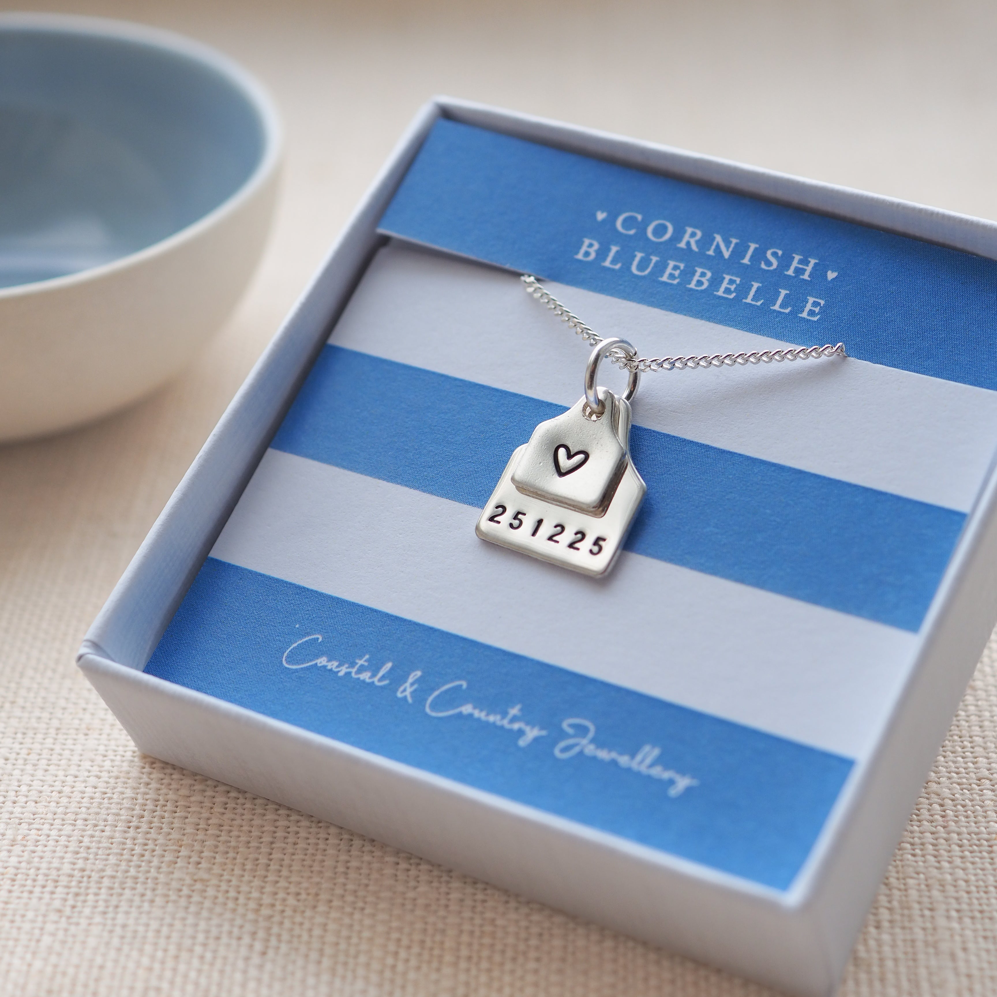 Layered Ear Tag Necklace