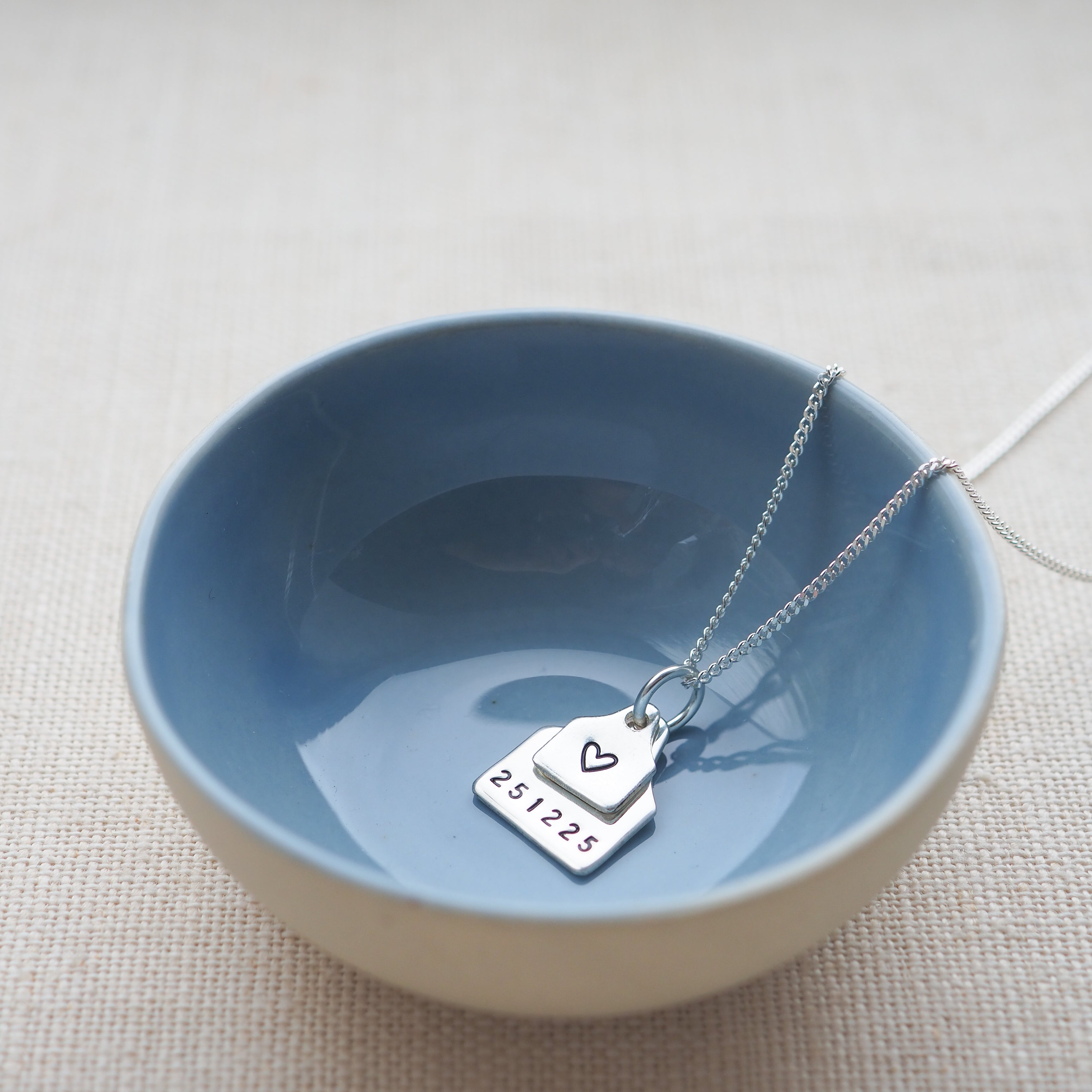 Layered Ear Tag Necklace