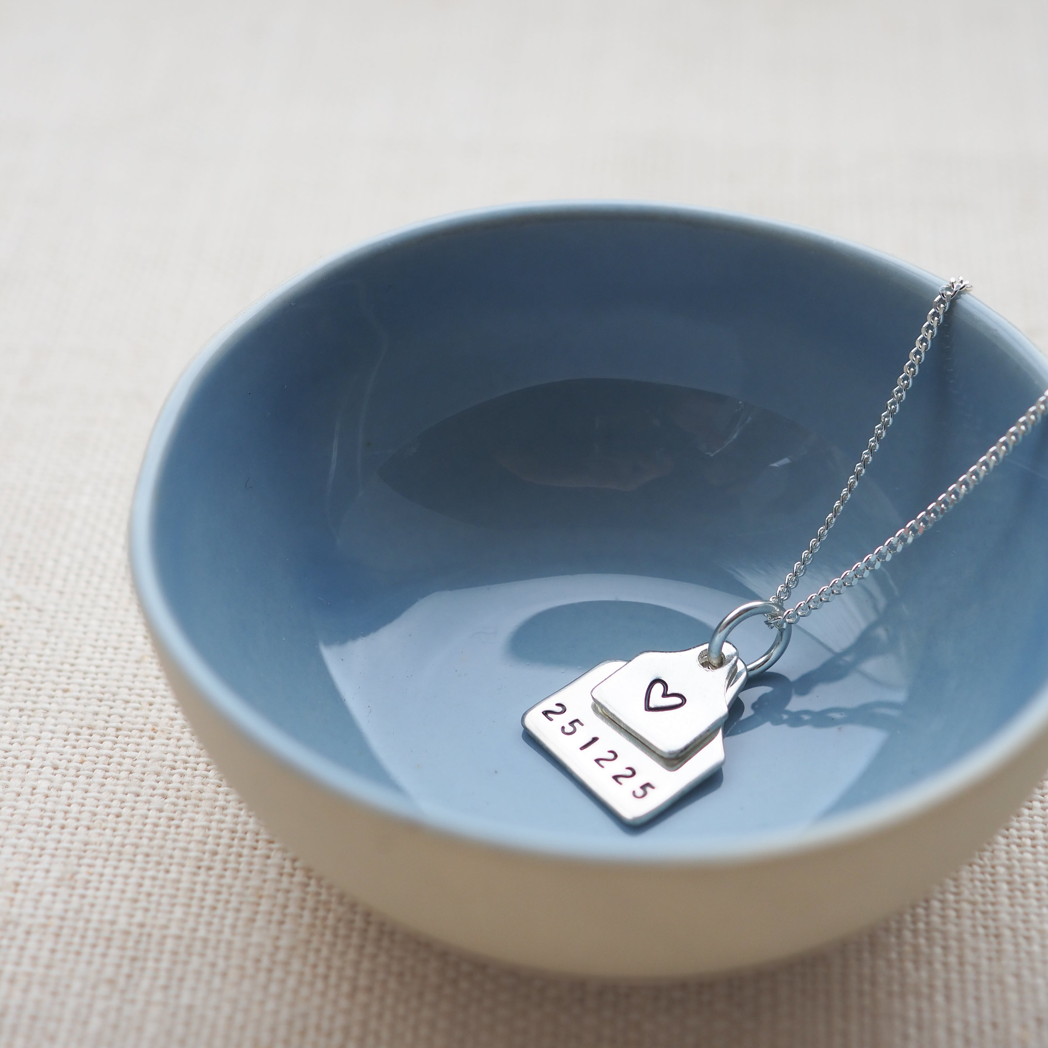 Layered Ear Tag Necklace