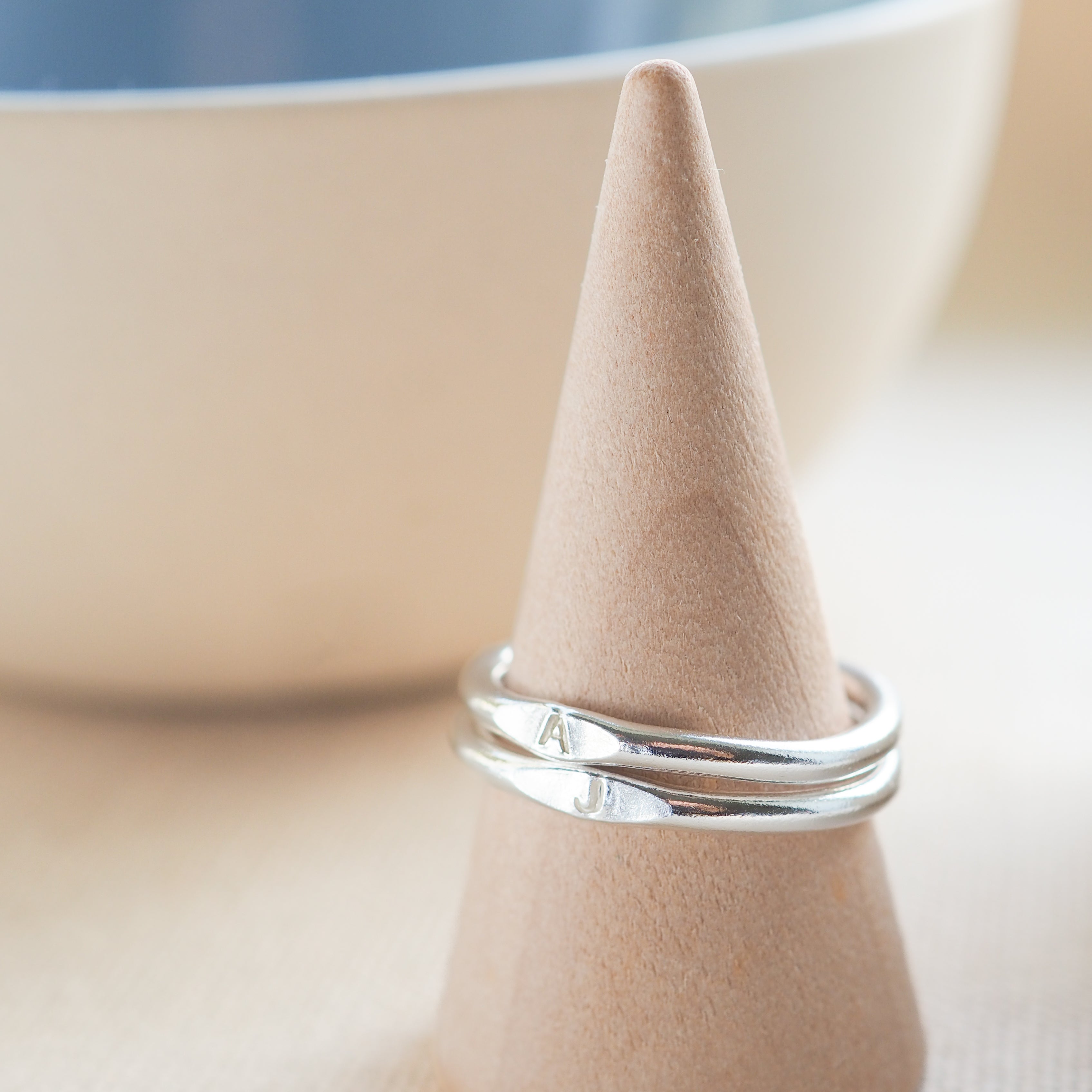 Personalised Initial Ring