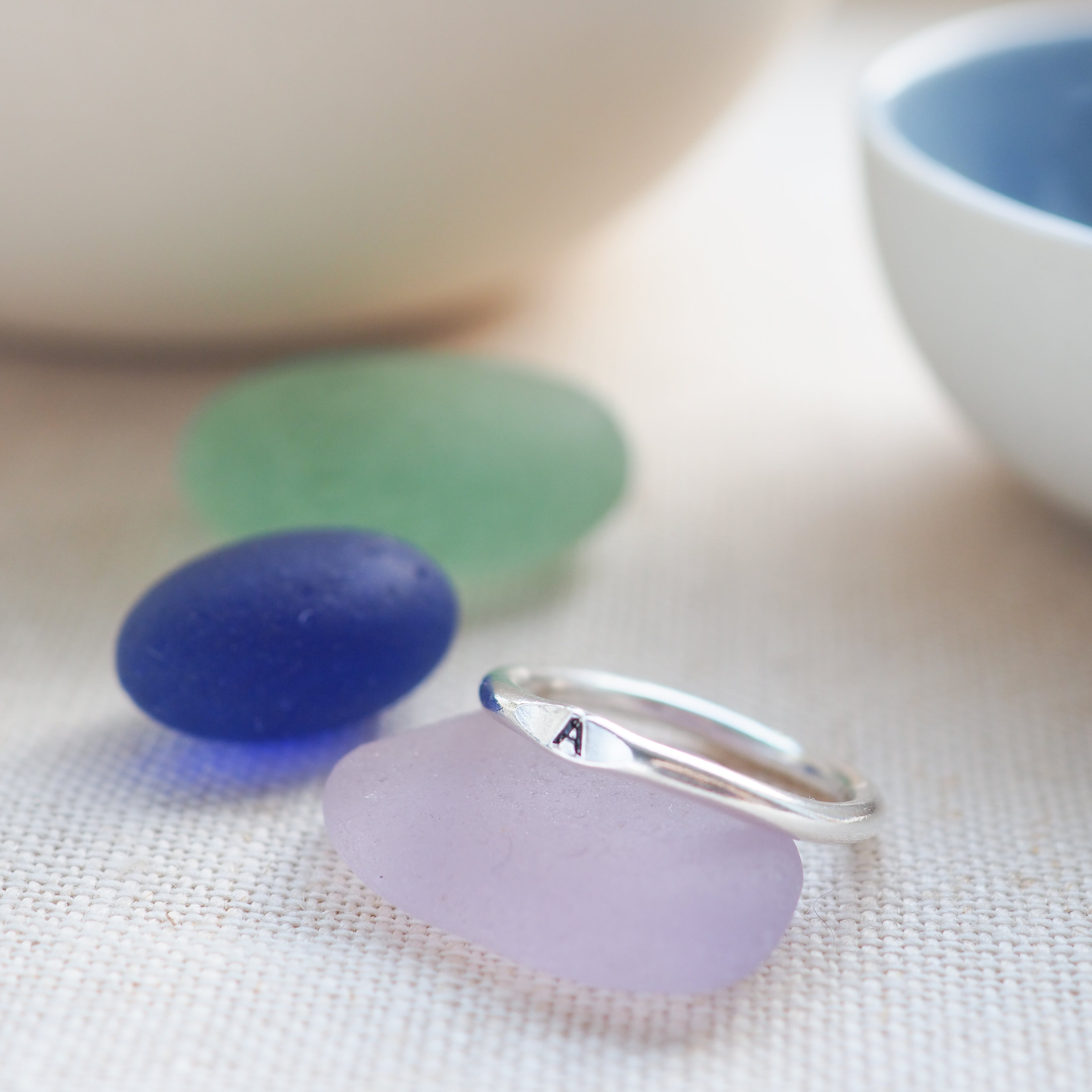 Personalised Initial Ring