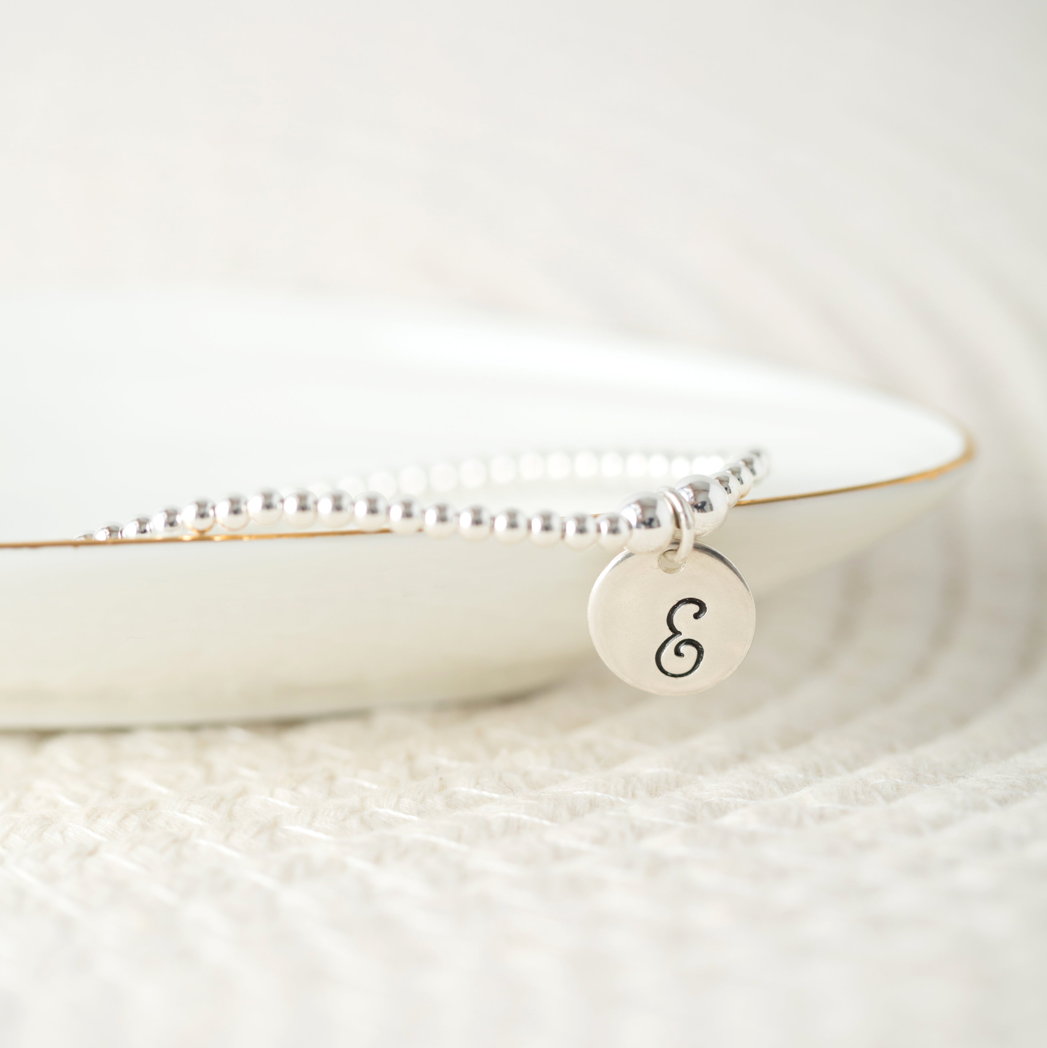 Midi disc beaded bracelet