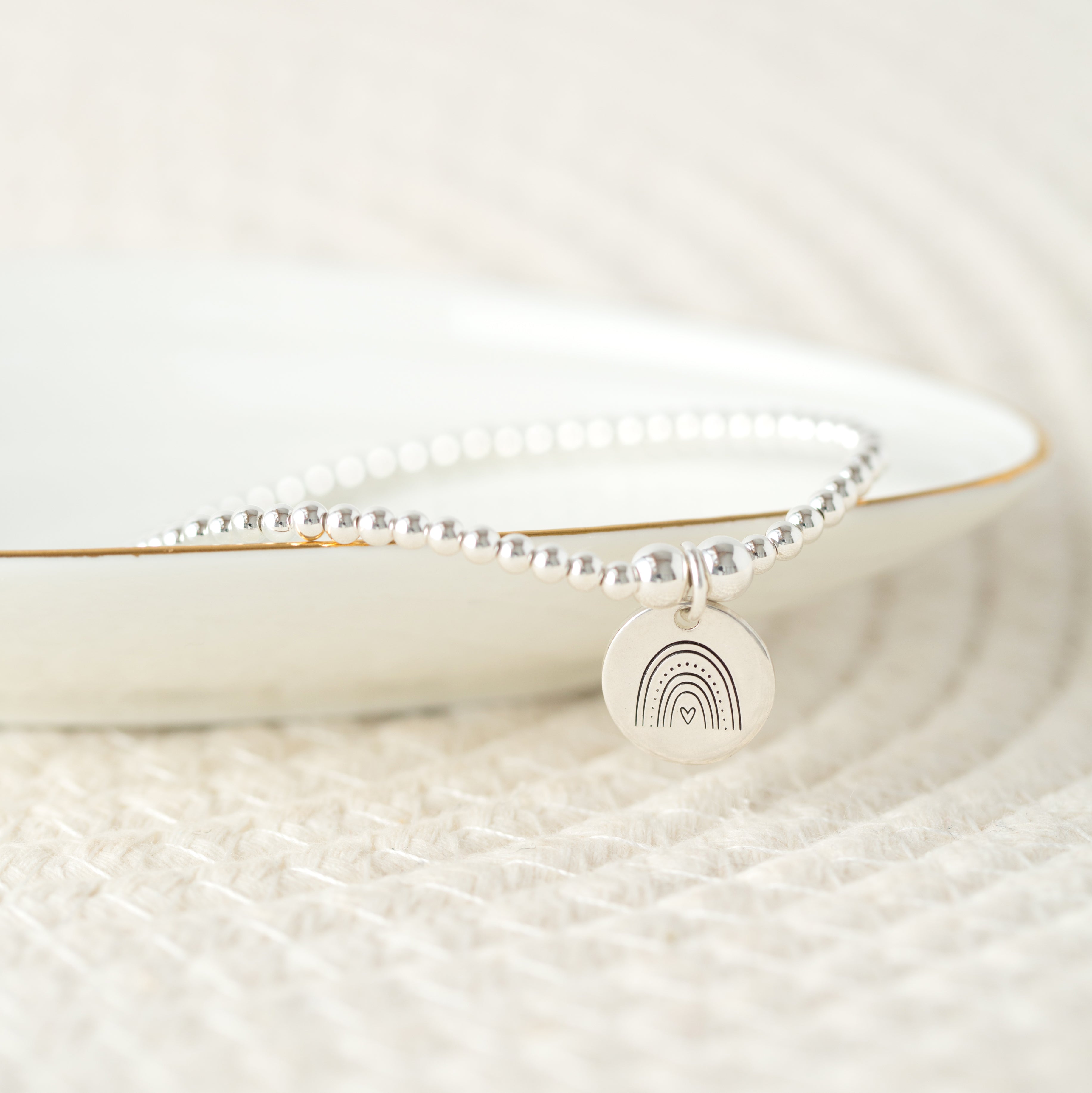 Midi disc beaded bracelet