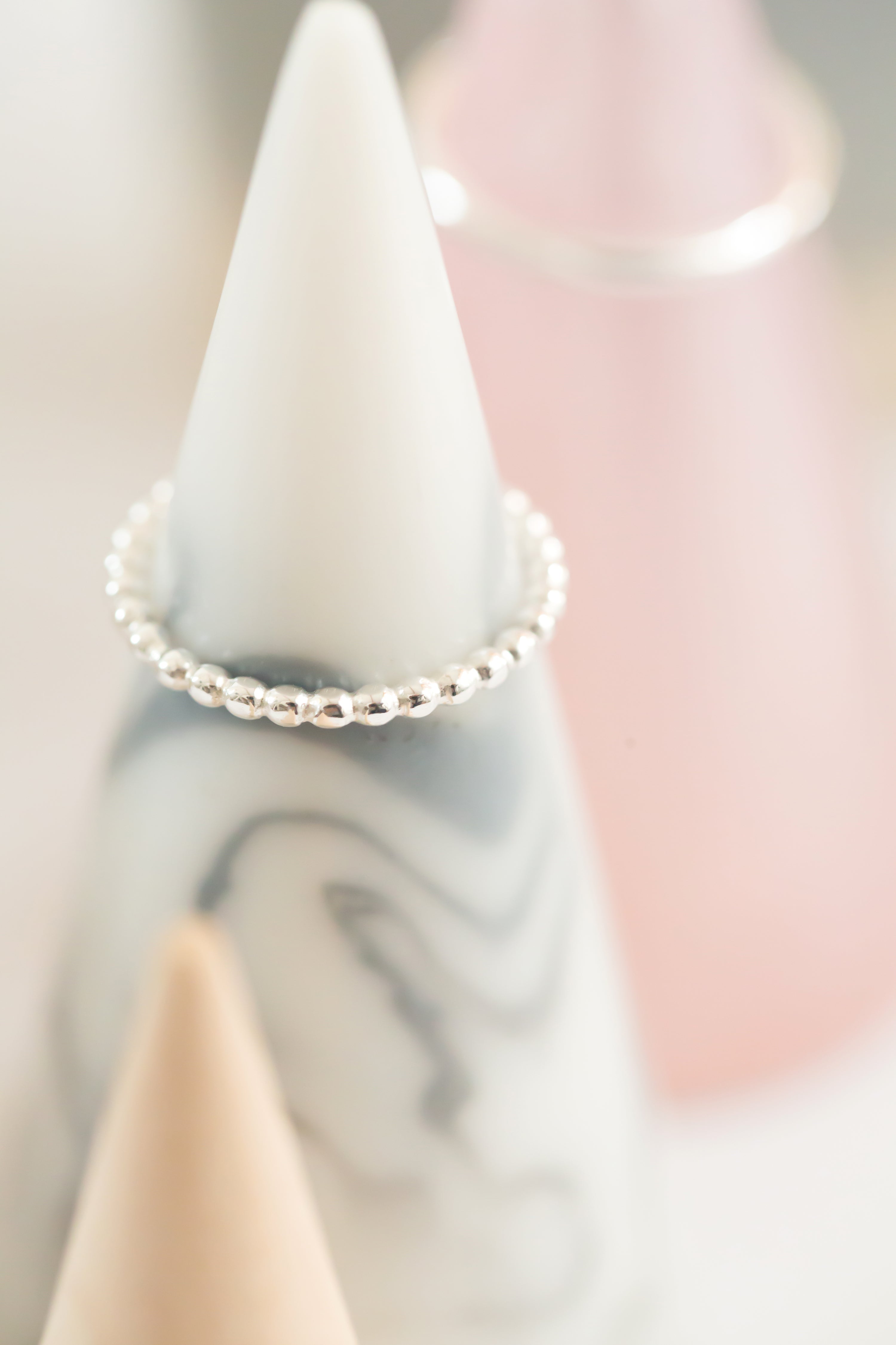 Sterling silver stacking rings