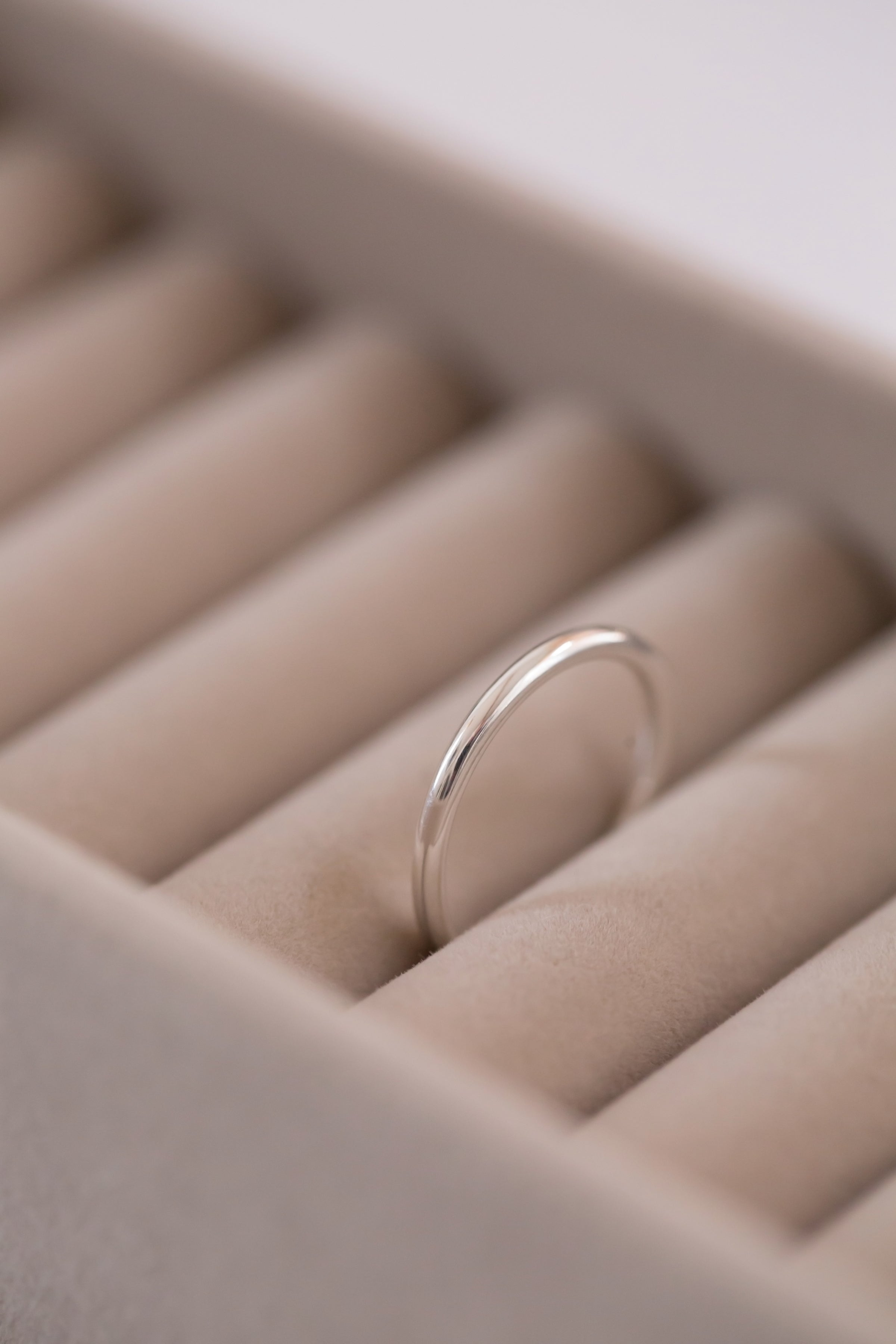 Sterling silver stacking rings