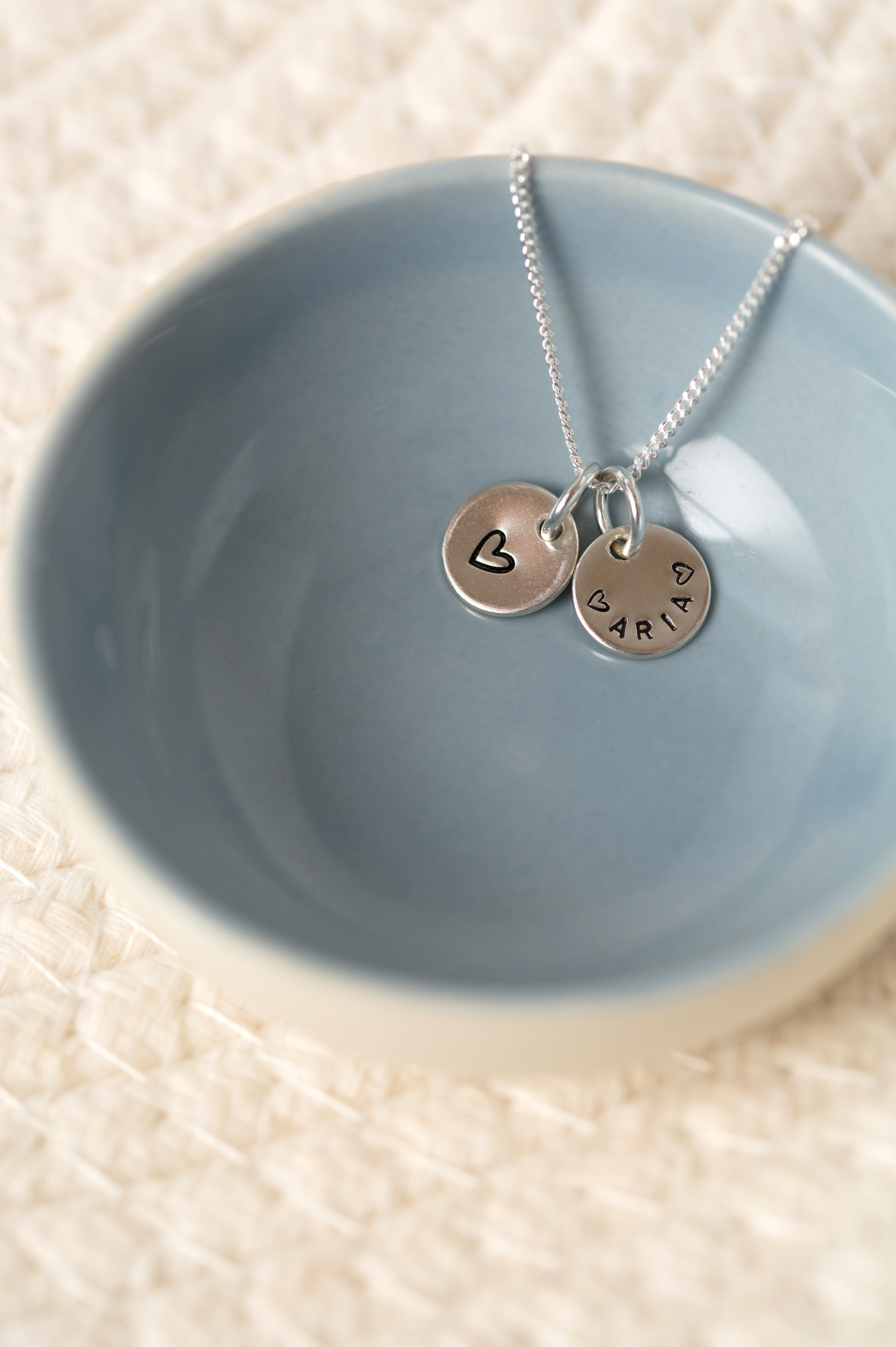 Mini disc necklace
