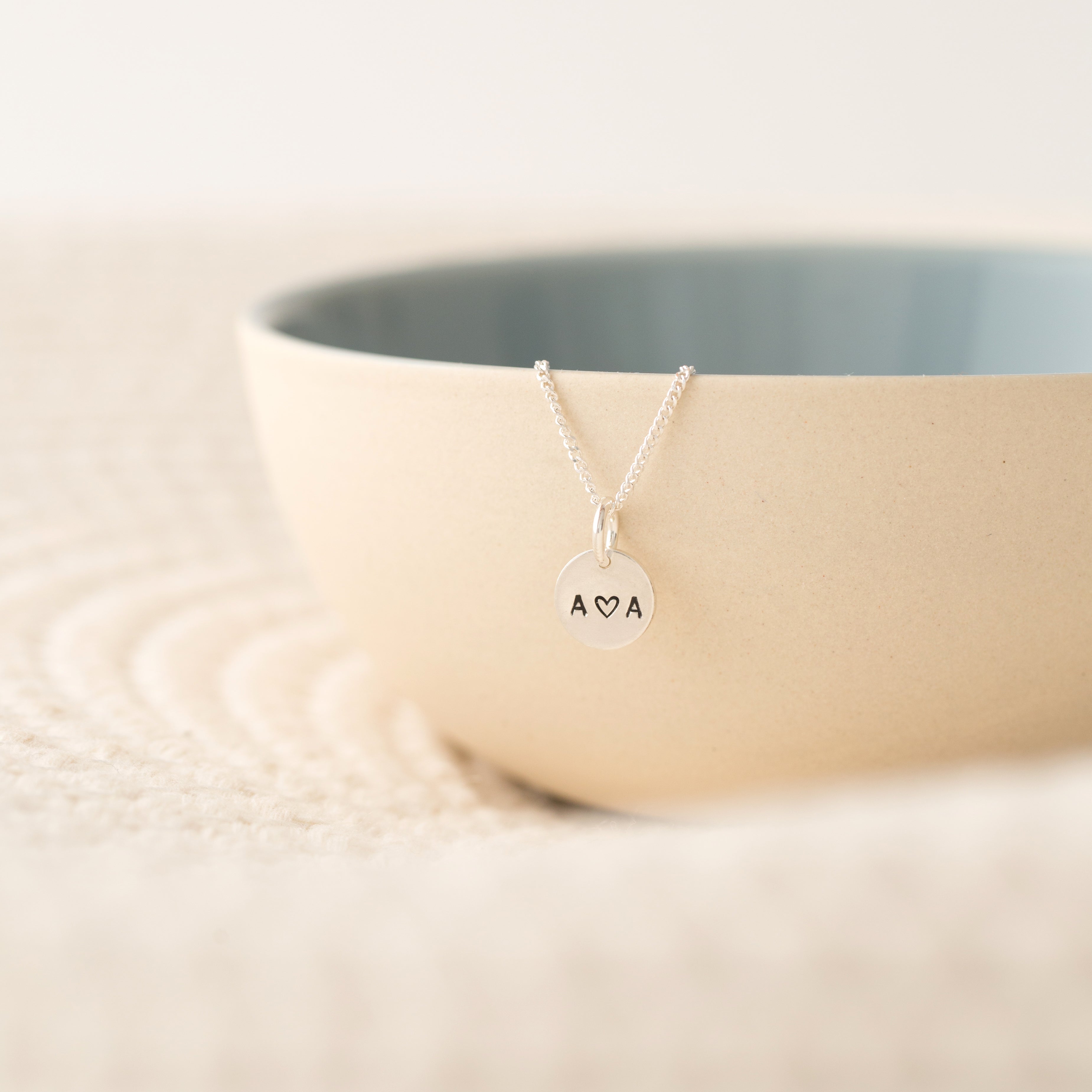 Mini disc necklace