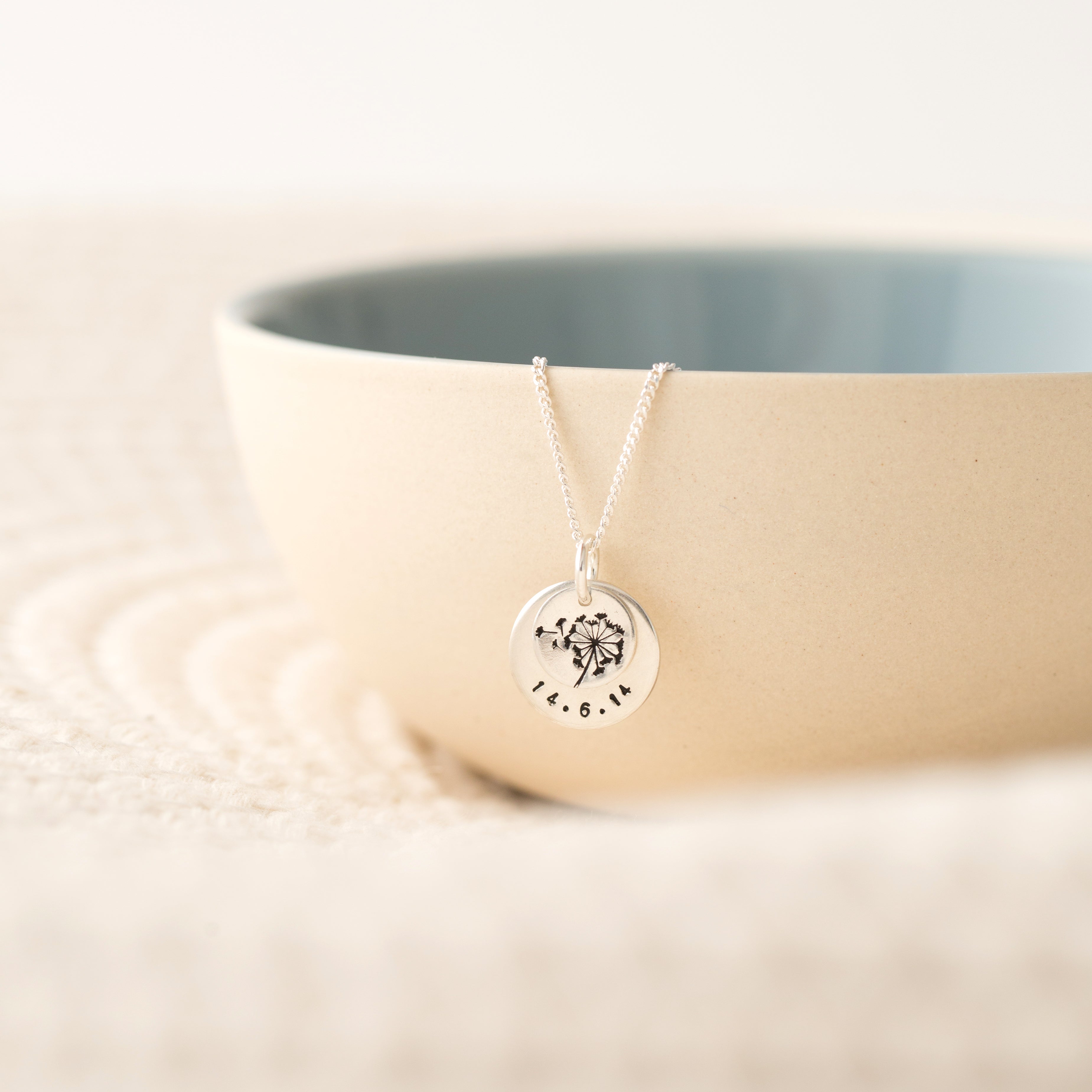 Layered disc necklace