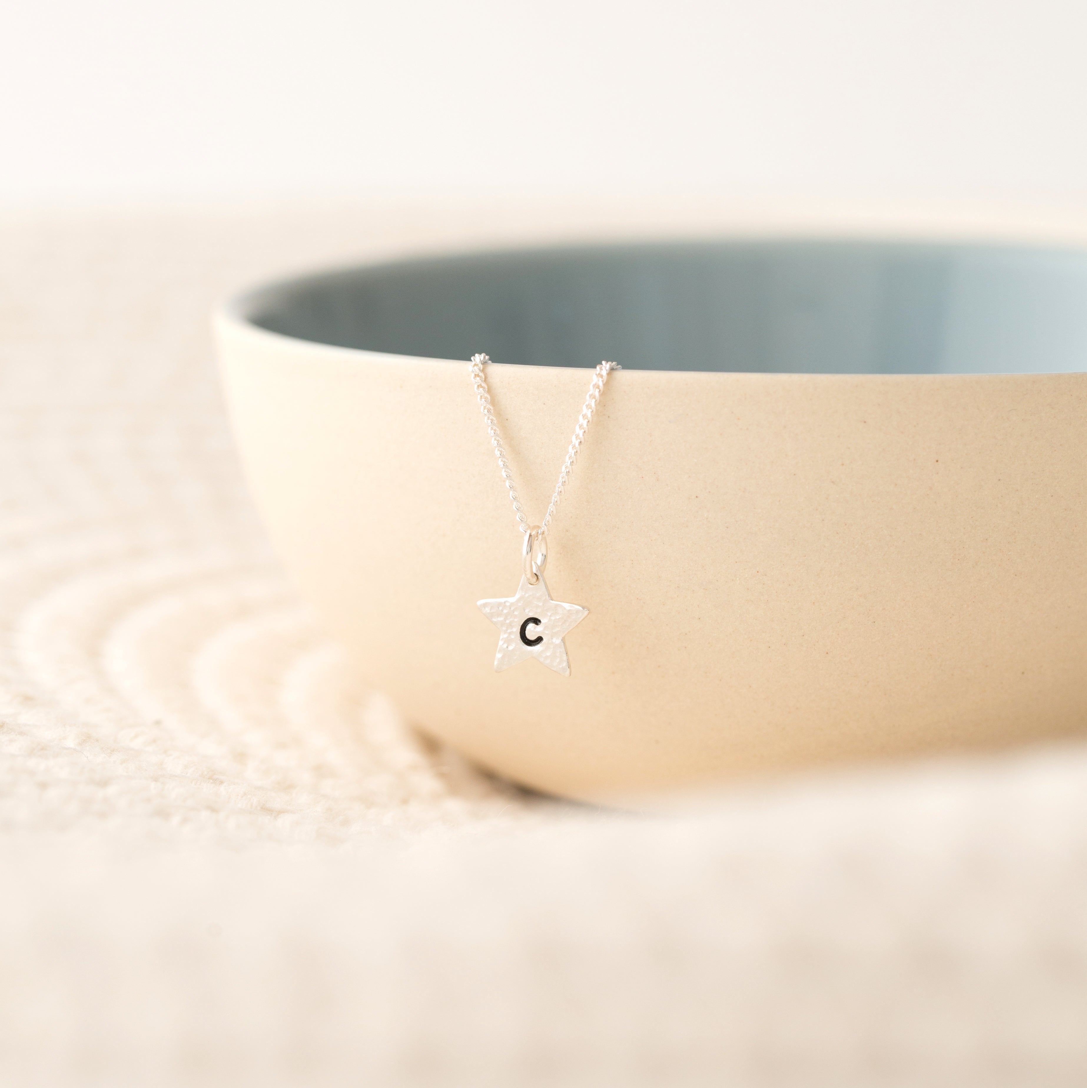 Personalised star necklace