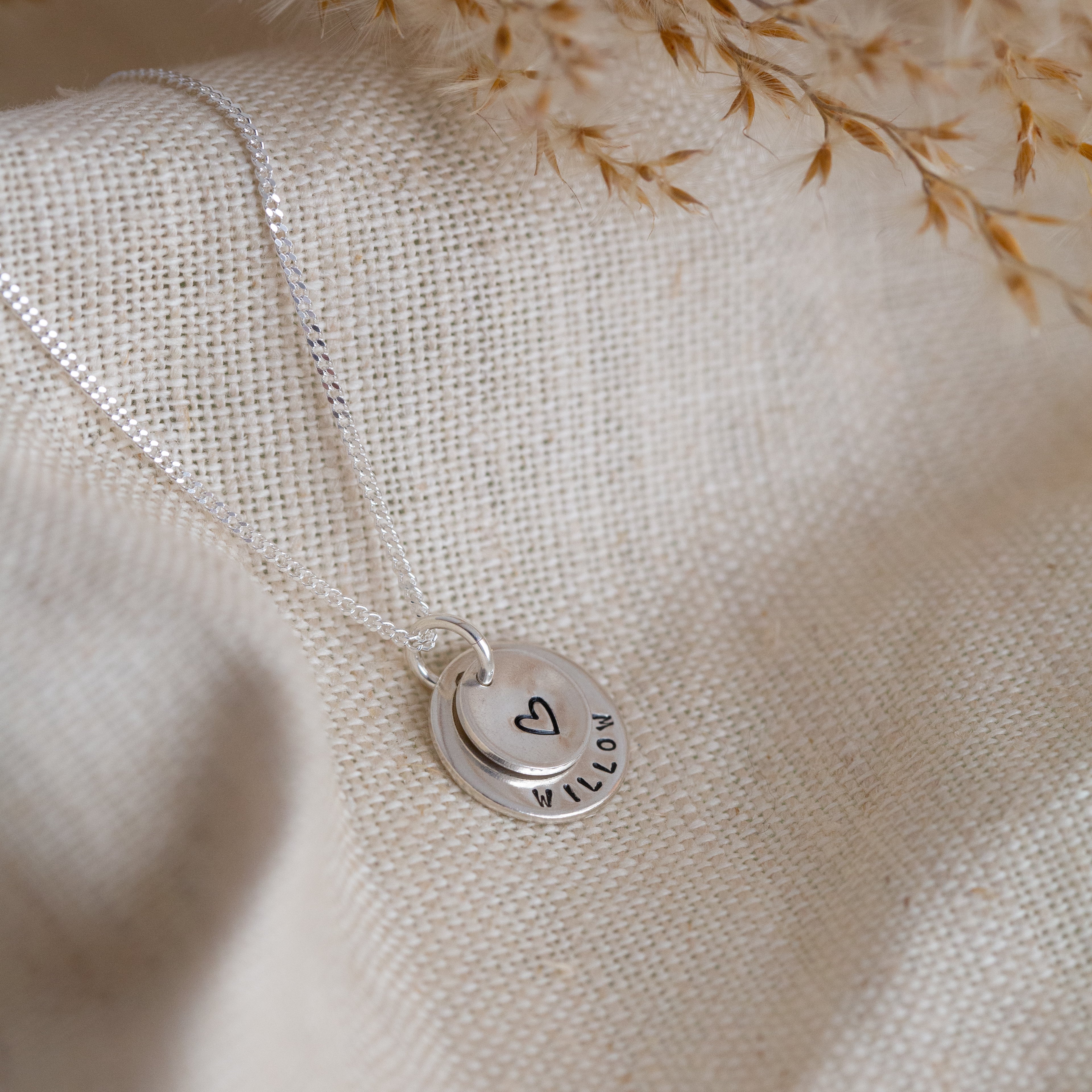 Layered disc necklace