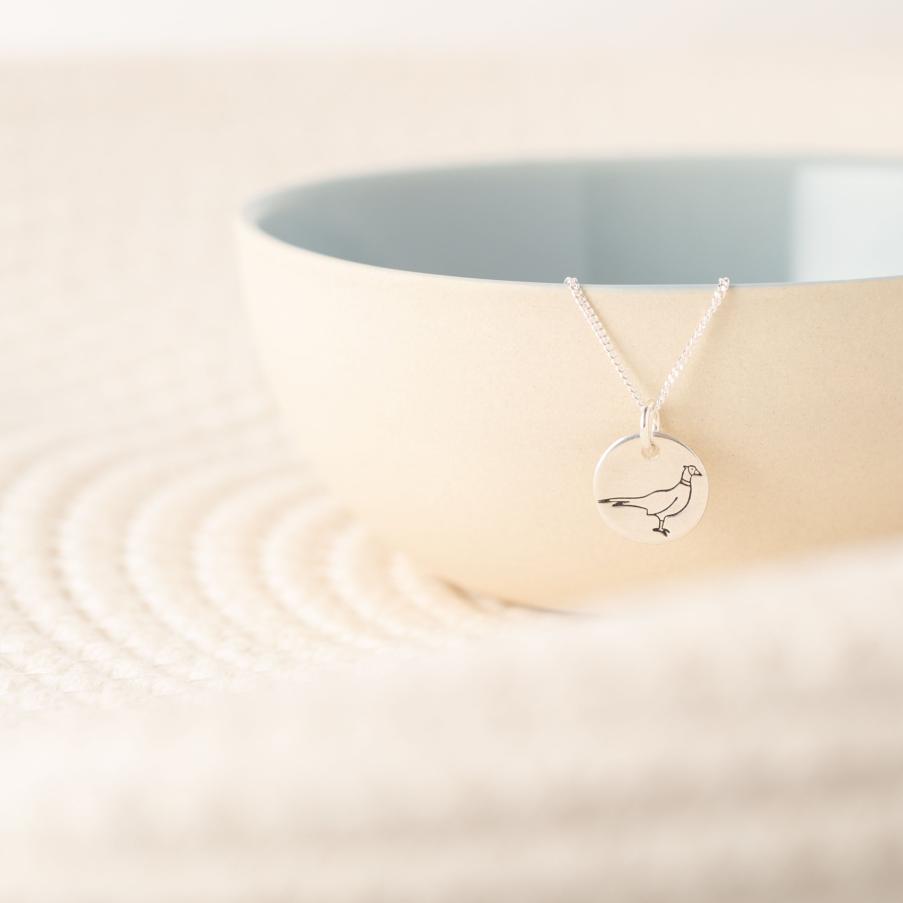 Pheasant necklace