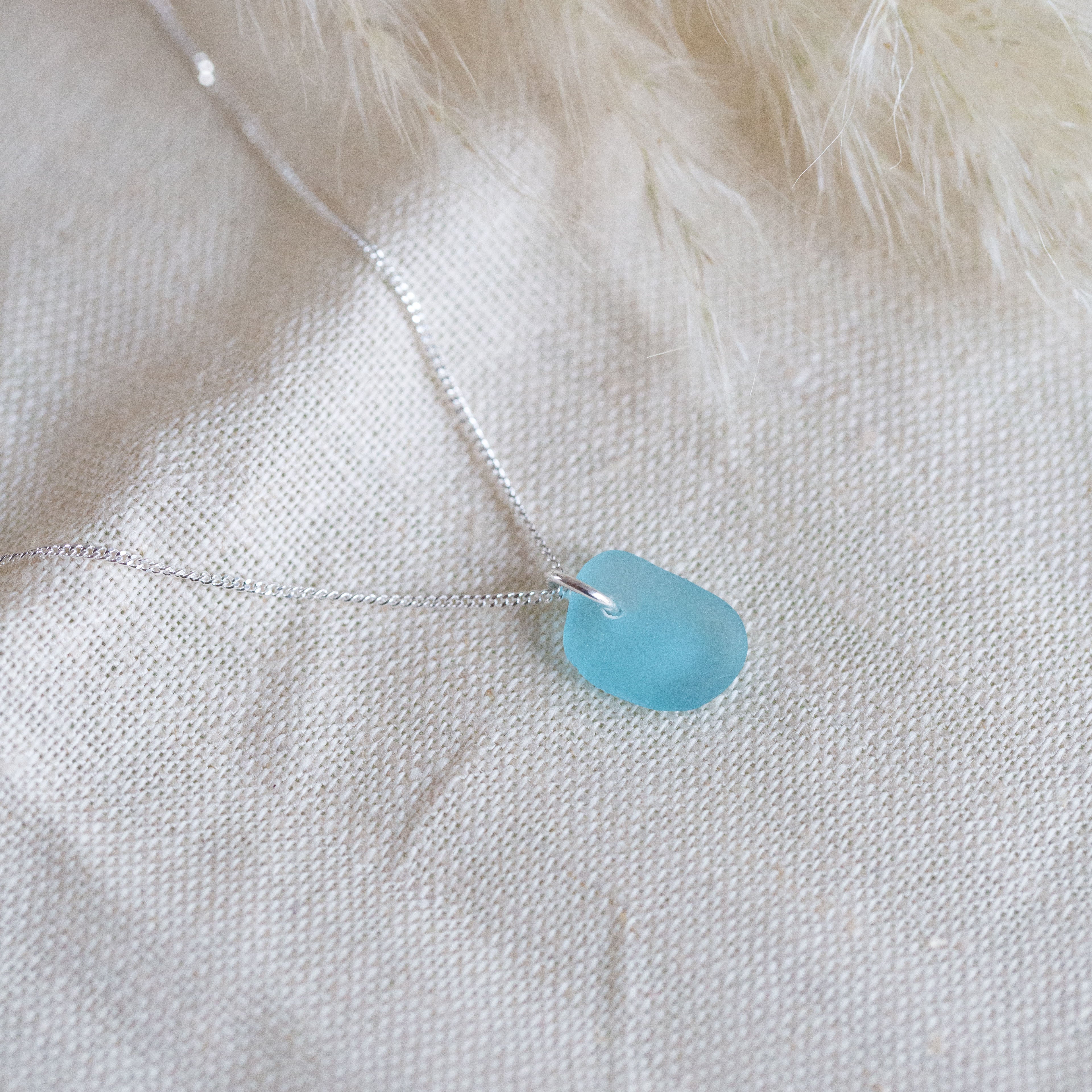 Gold Cornish Sea Glass Necklace