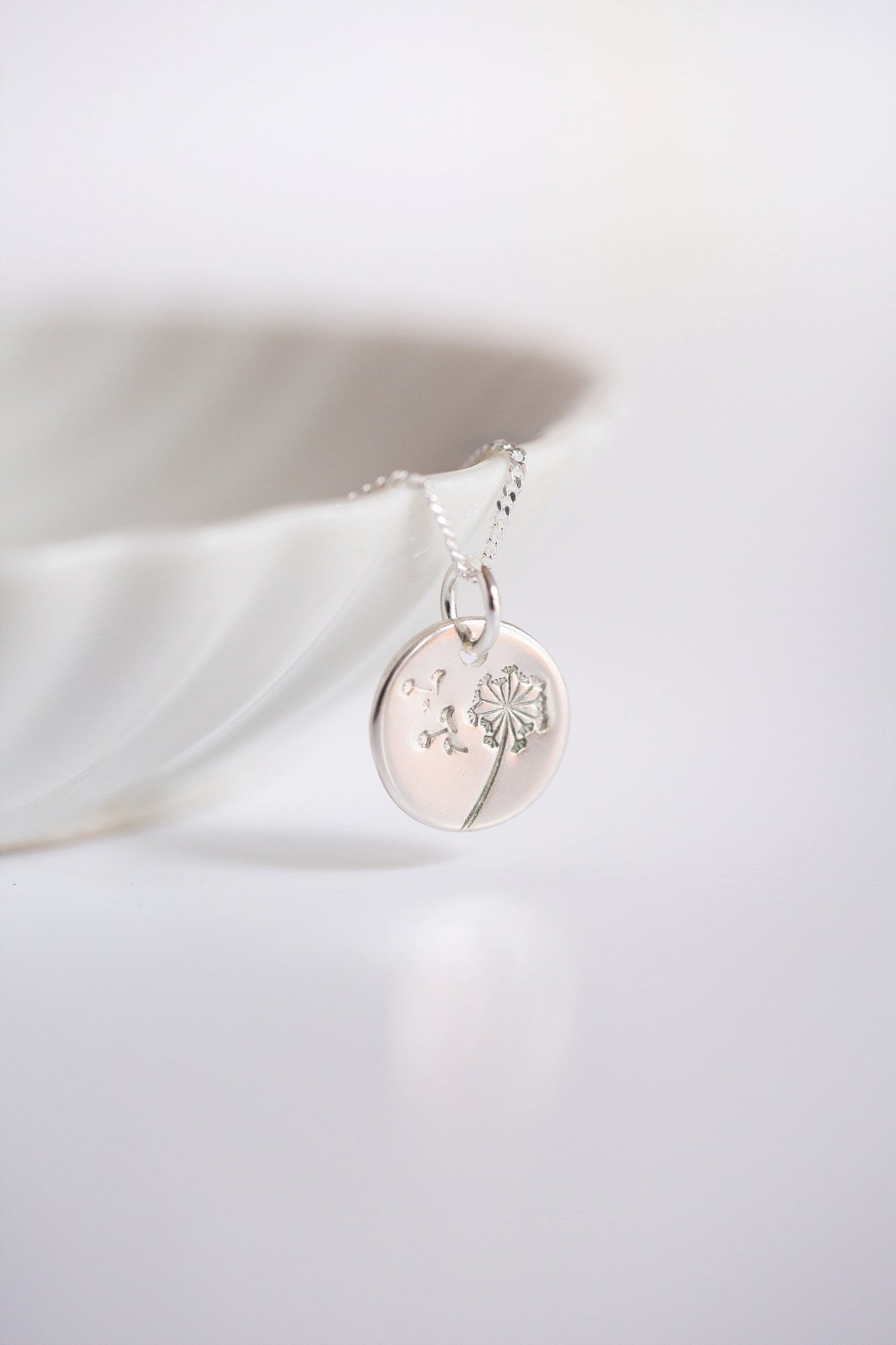 Personalised midi disc necklace