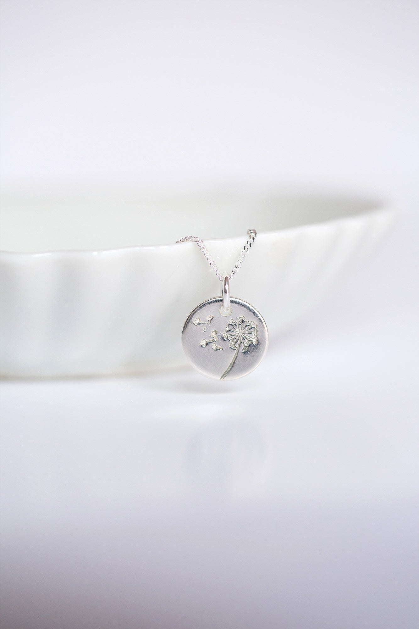 Personalised midi disc necklace