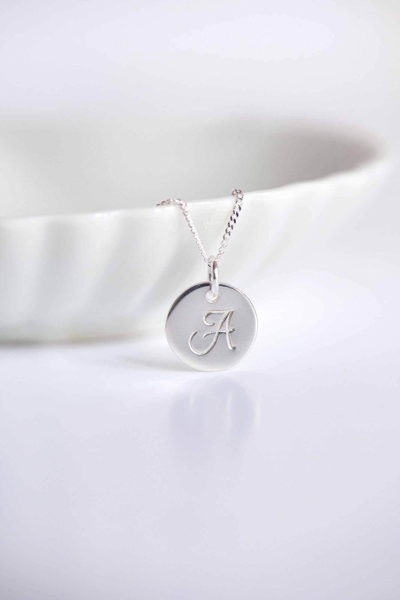 Personalised midi disc necklace