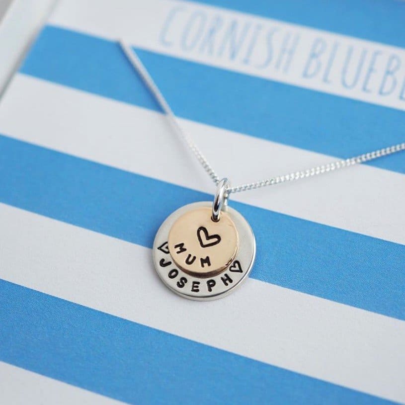 Layered disc necklace