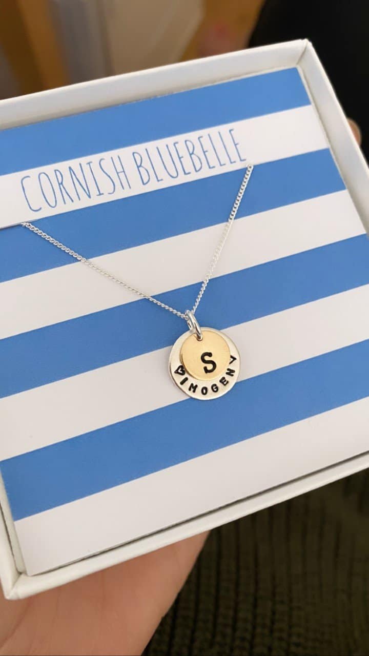Layered disc necklace