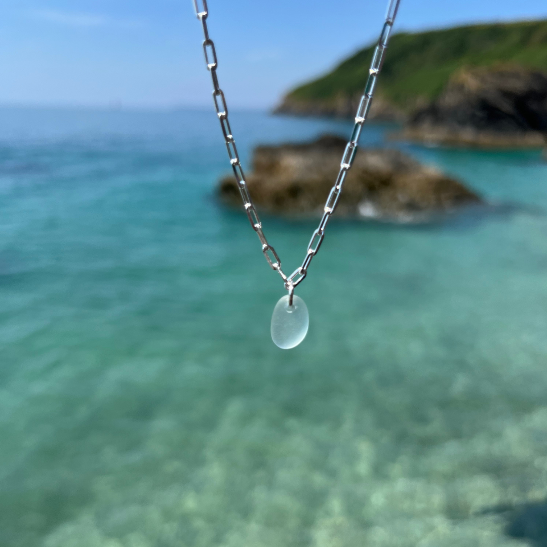 Cornish Links Sea Glass Anklet