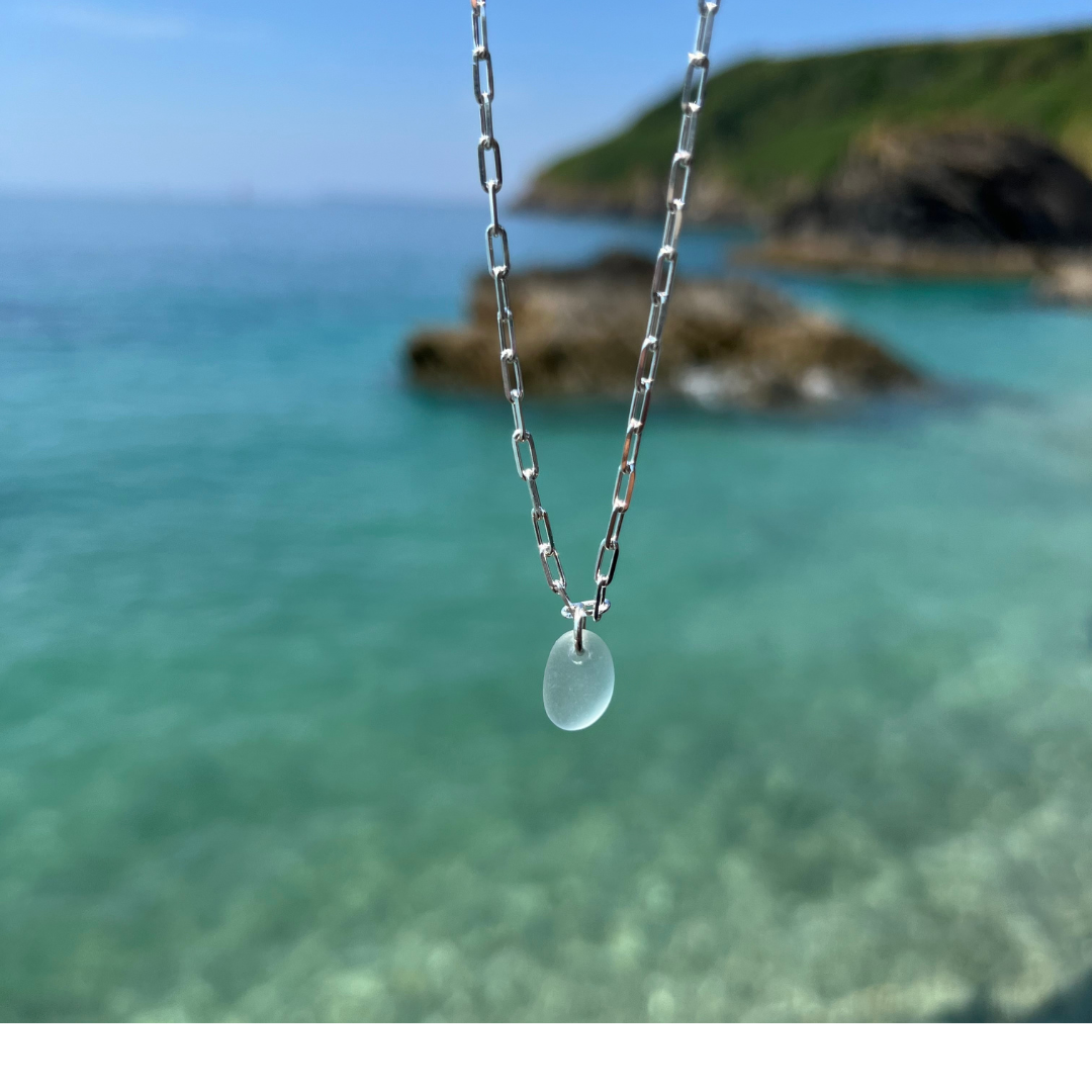 Cornish Links Sea Glass Anklet