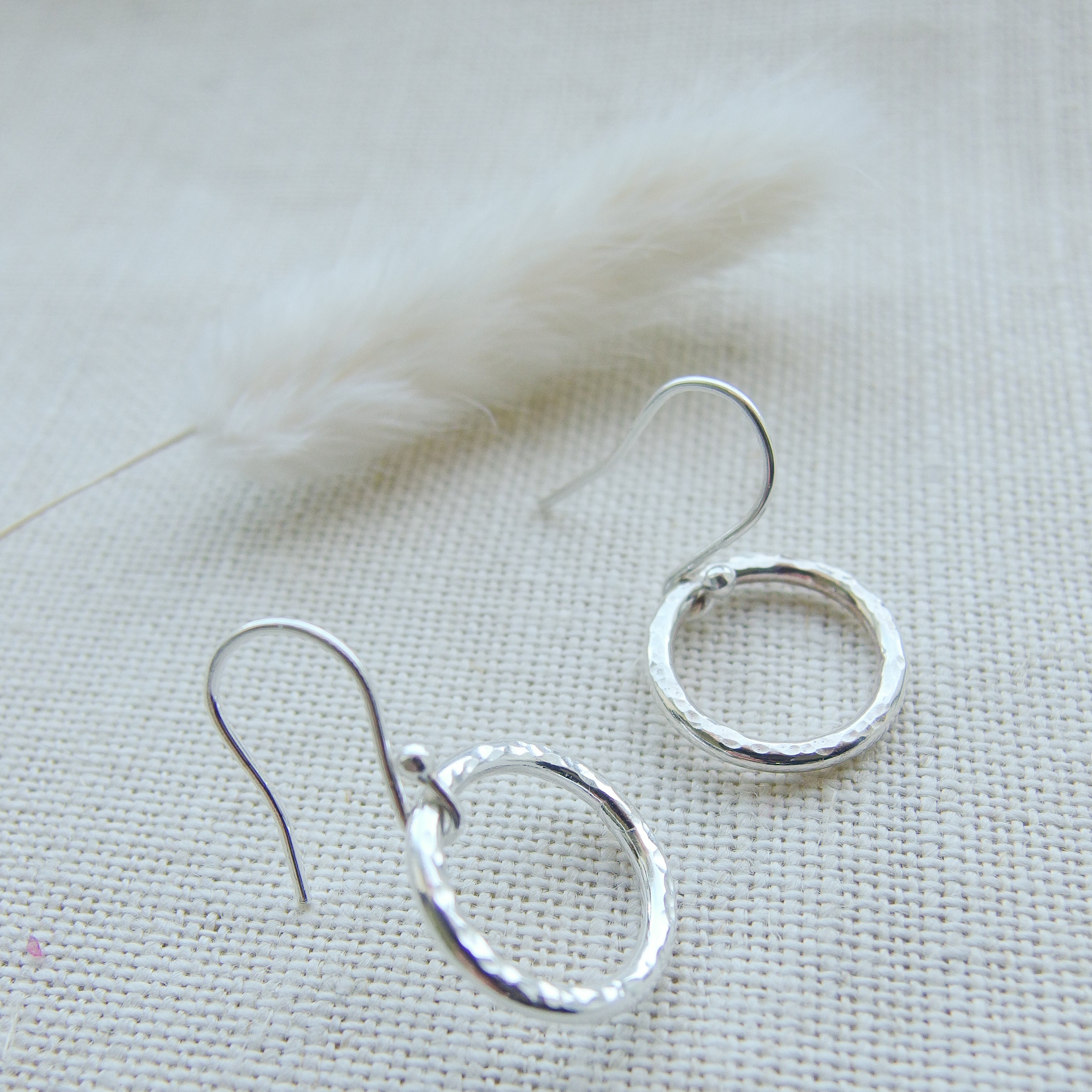 Chunky Halo Drop Earrings