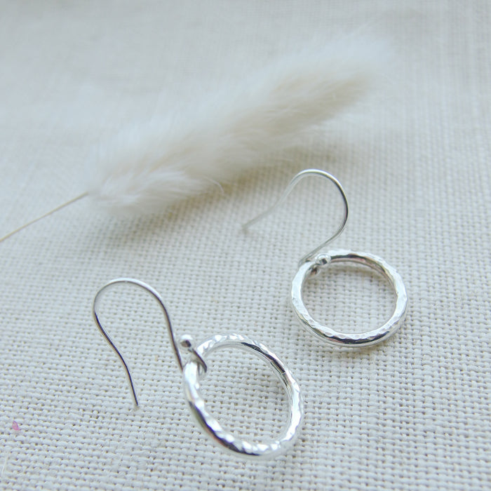 Chunky Halo Drop Earrings