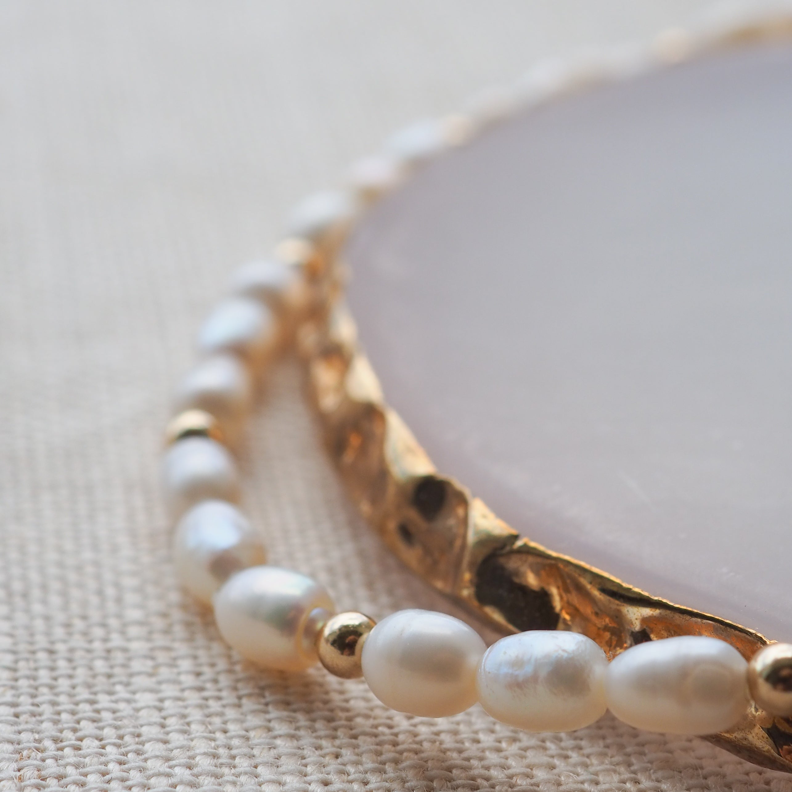 Pearl & Gold Anklet