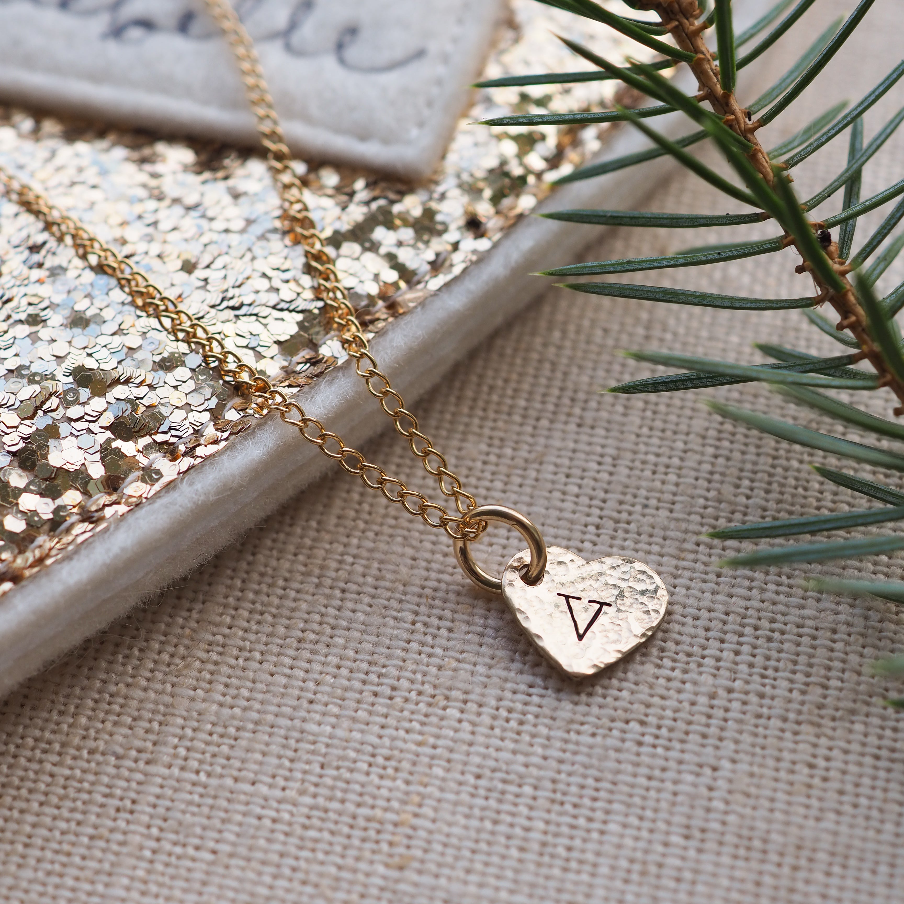 Kerensa - Gold Mini Heart Necklace