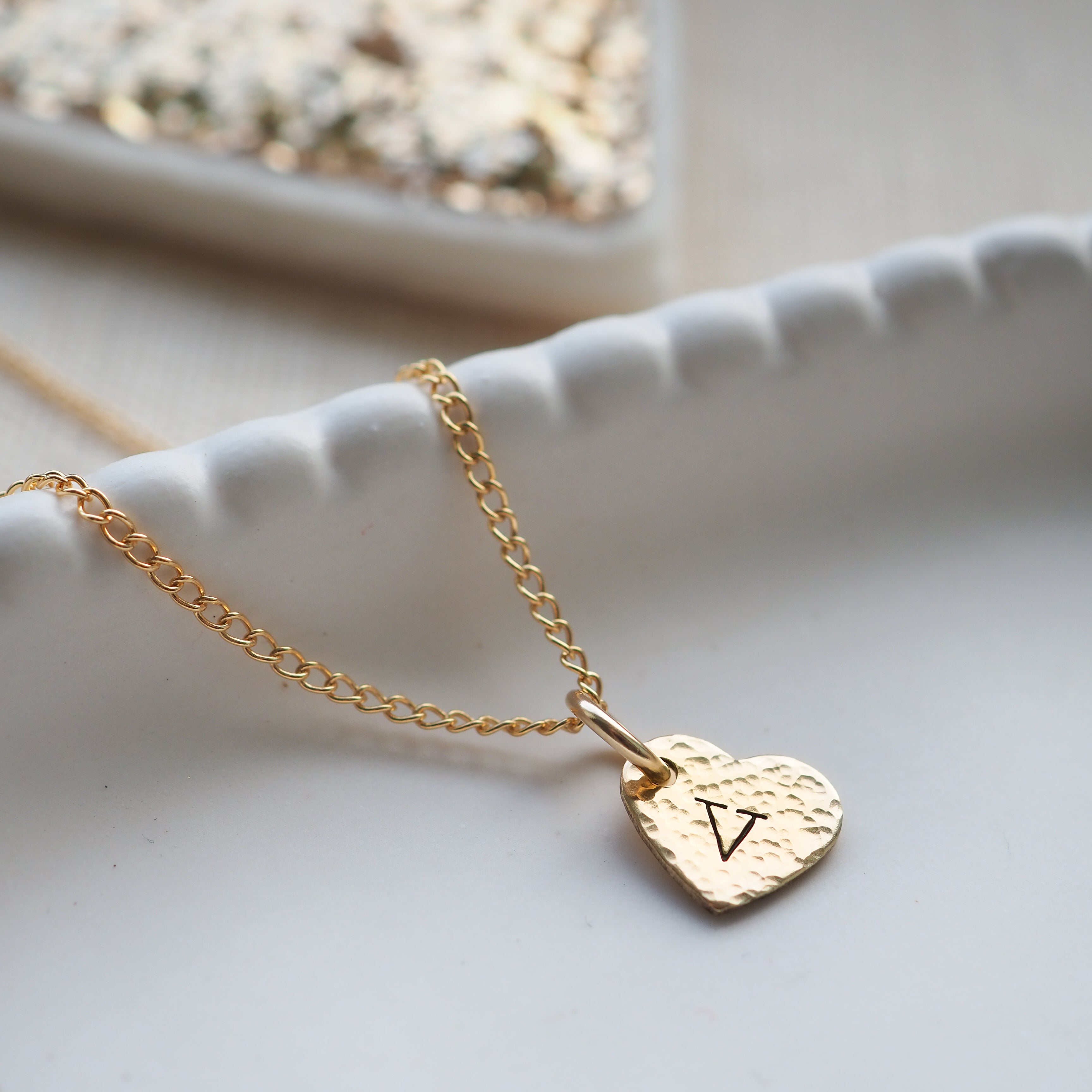 Kerensa - Gold Mini Heart Necklace