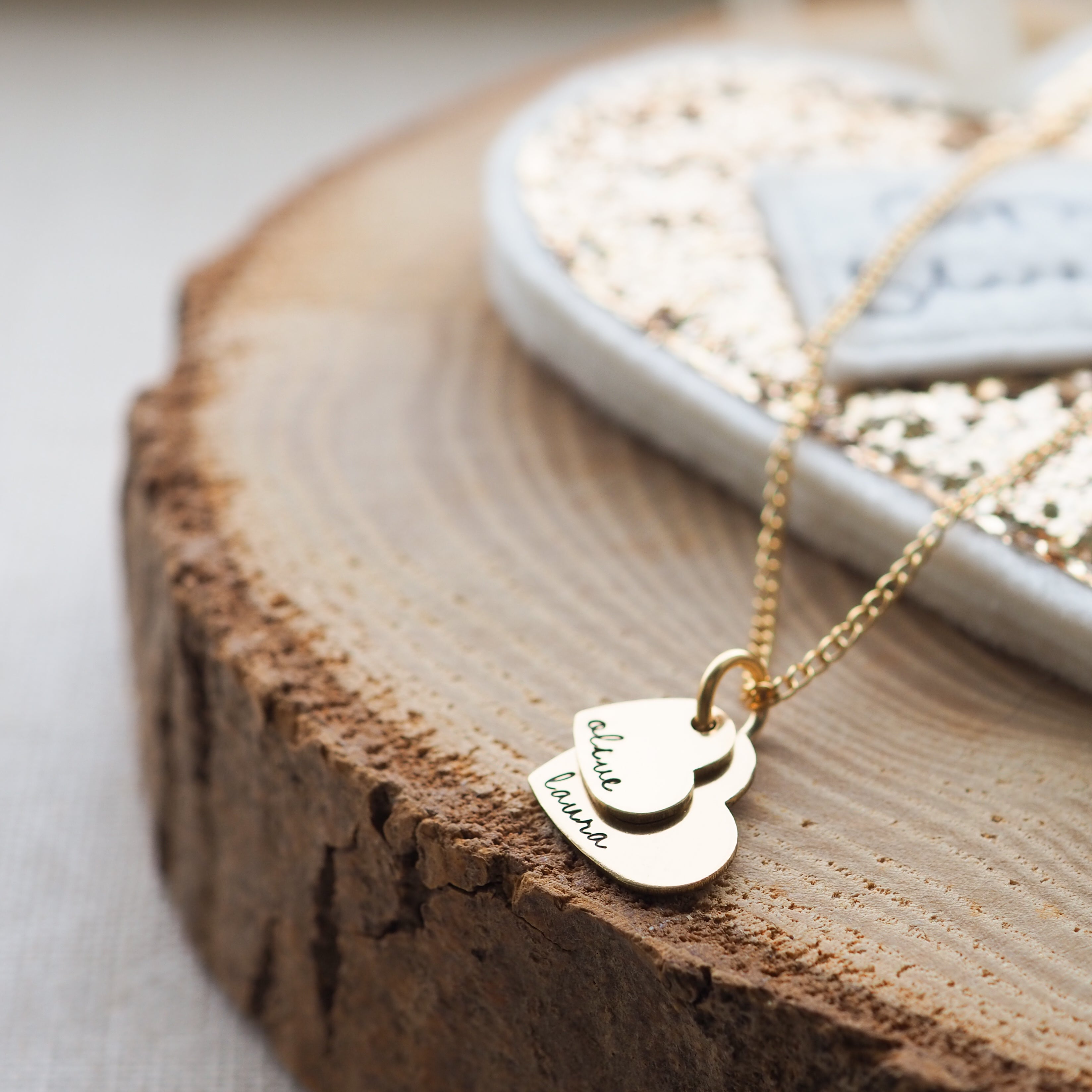 Kerensa - Gold Layered Heart Necklace