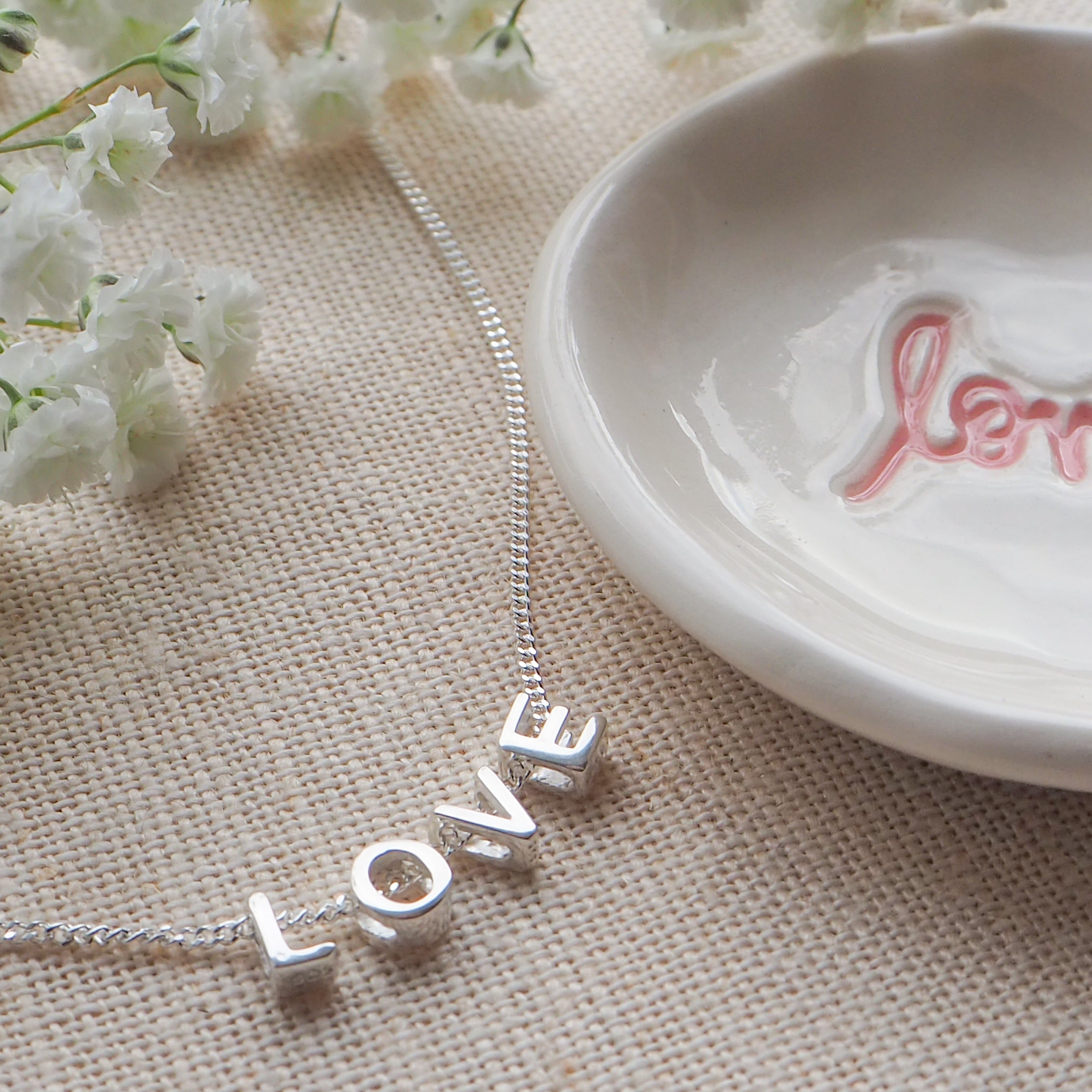 Floating Little Love Letter Necklace