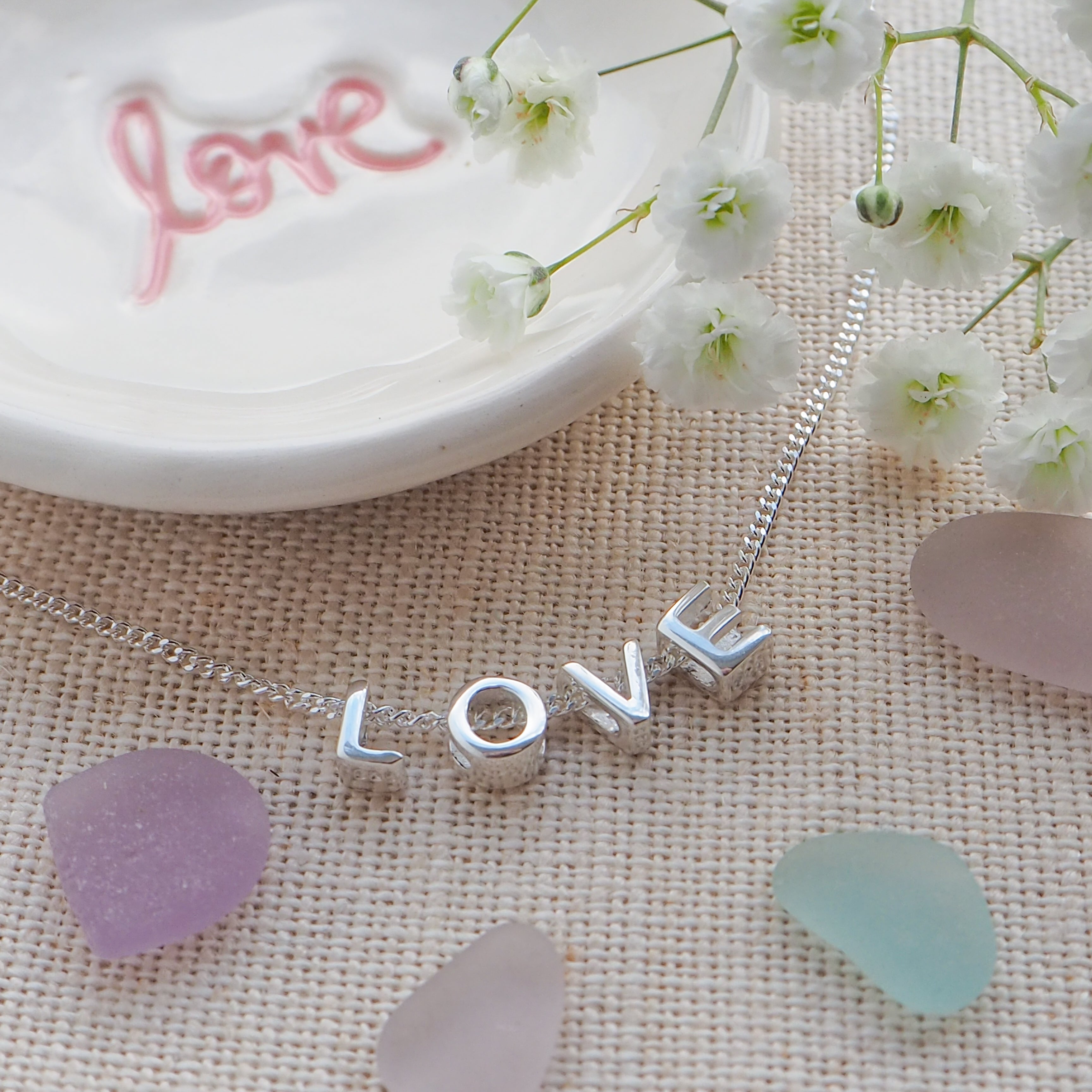 Floating Little Love Letter Necklace