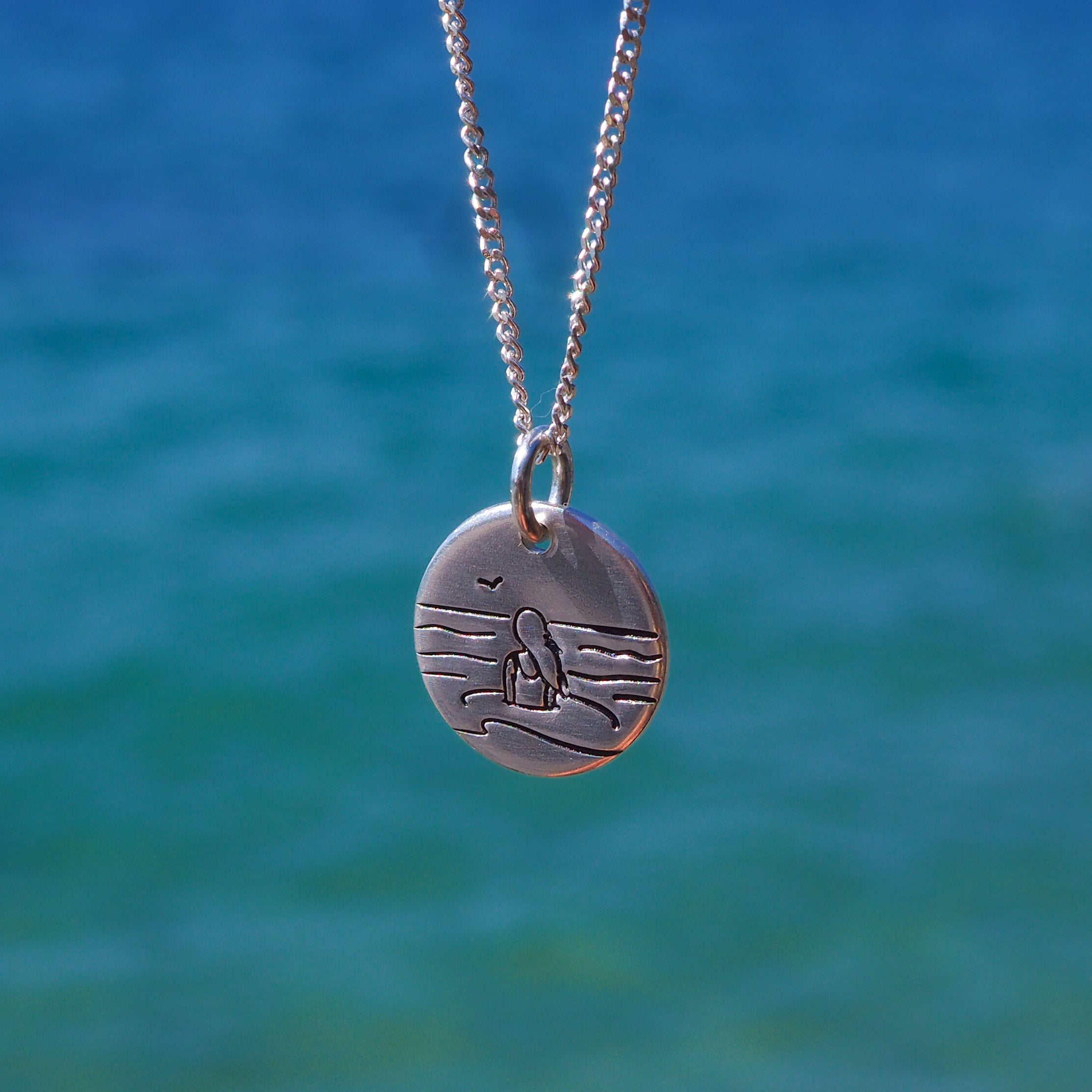 Sea Soul - Sea Swimmer Silver Necklace