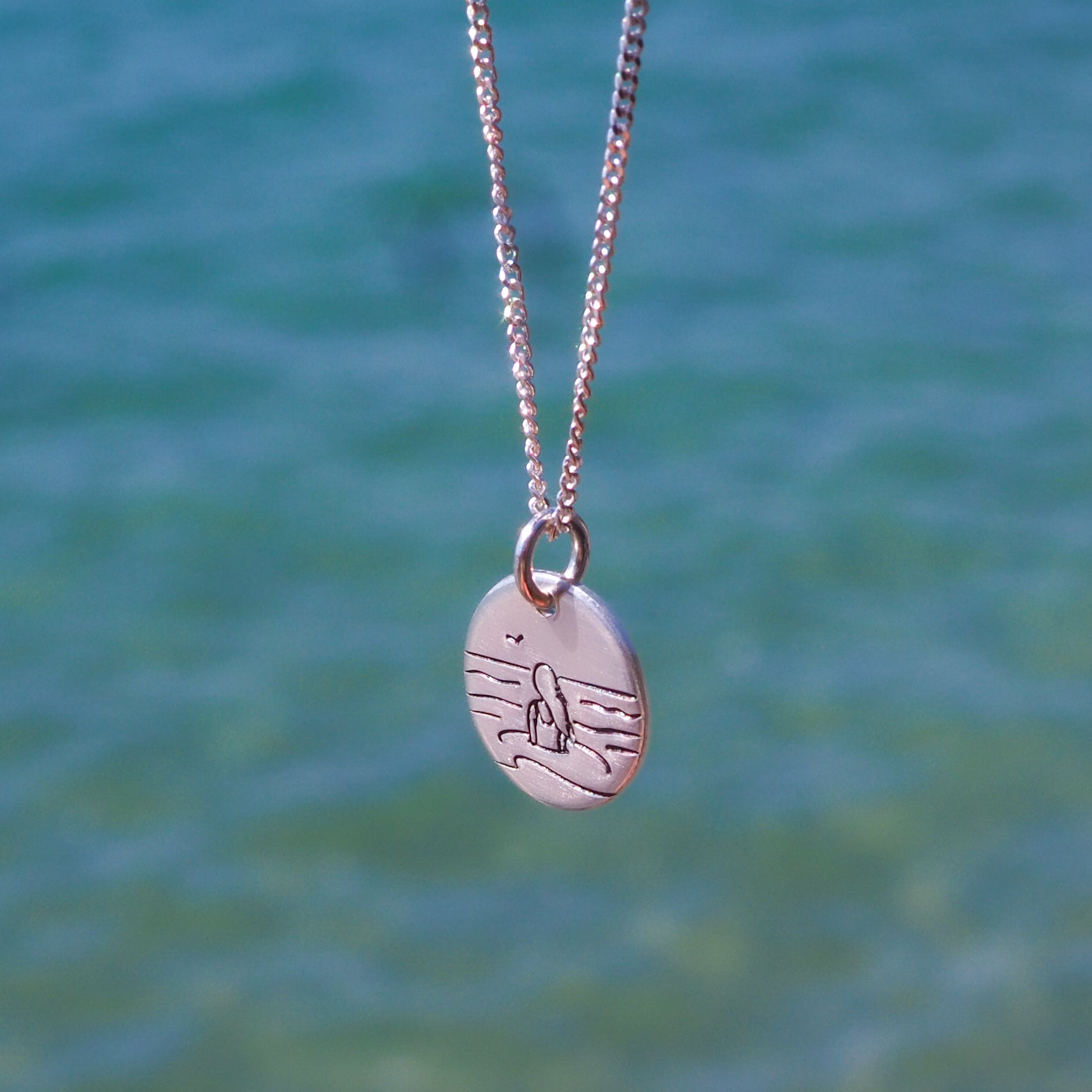 Sea Soul - Sea Swimmer Silver Necklace