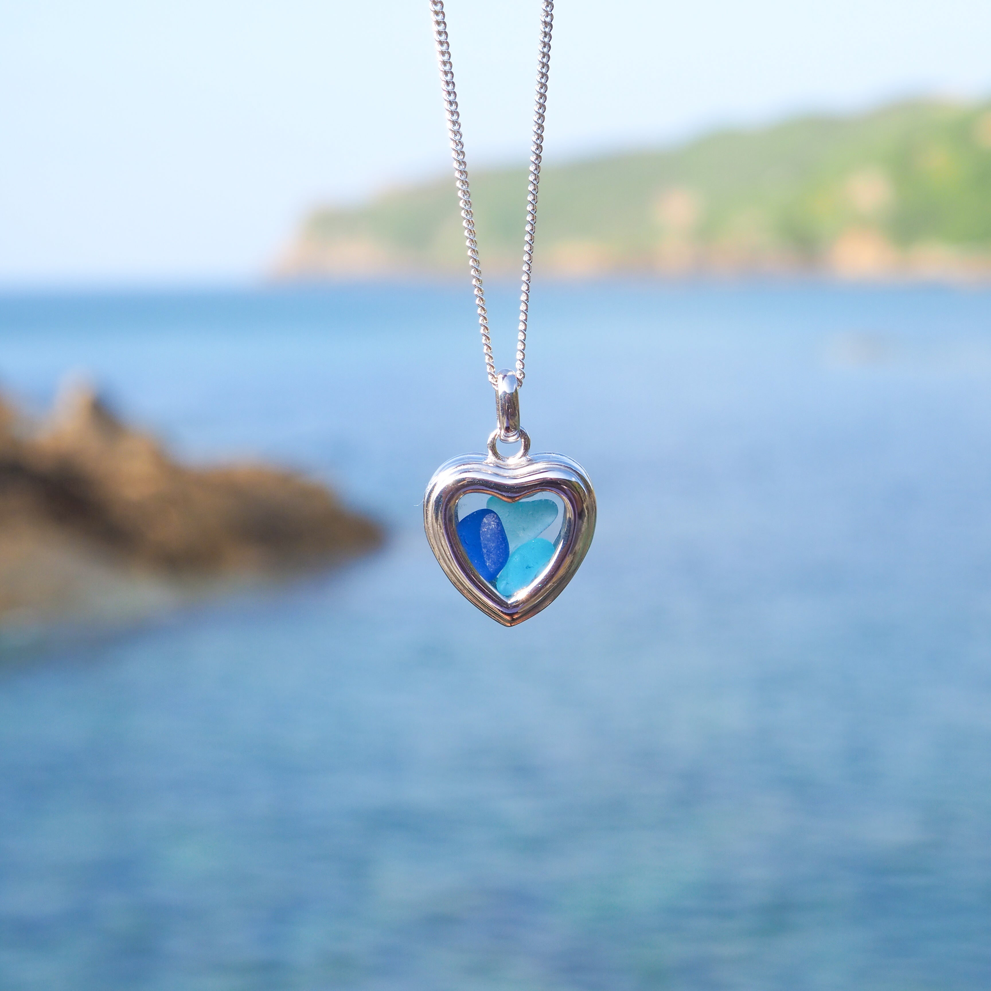 Cornish Sea glass locket