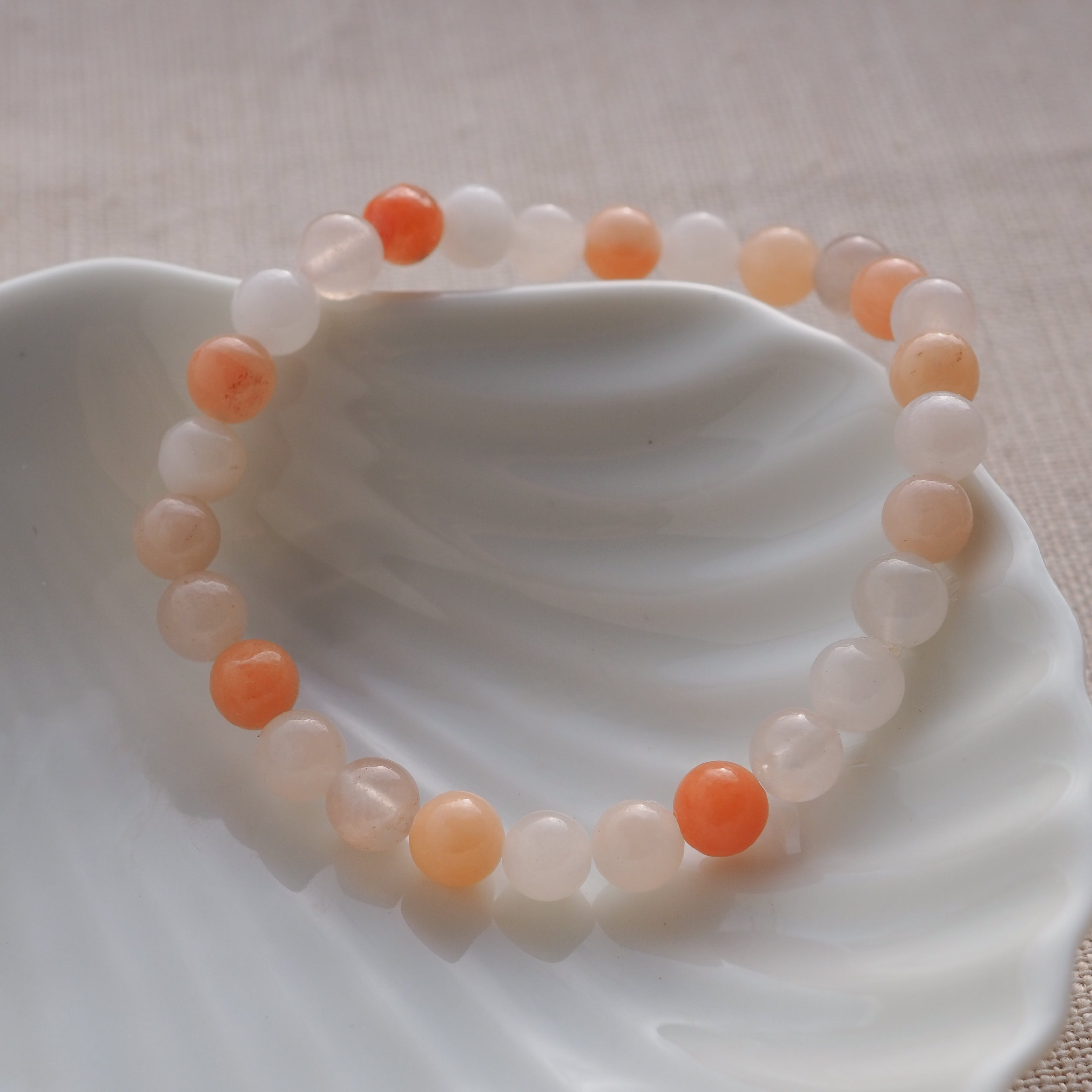 Peach Crystal Bracelet