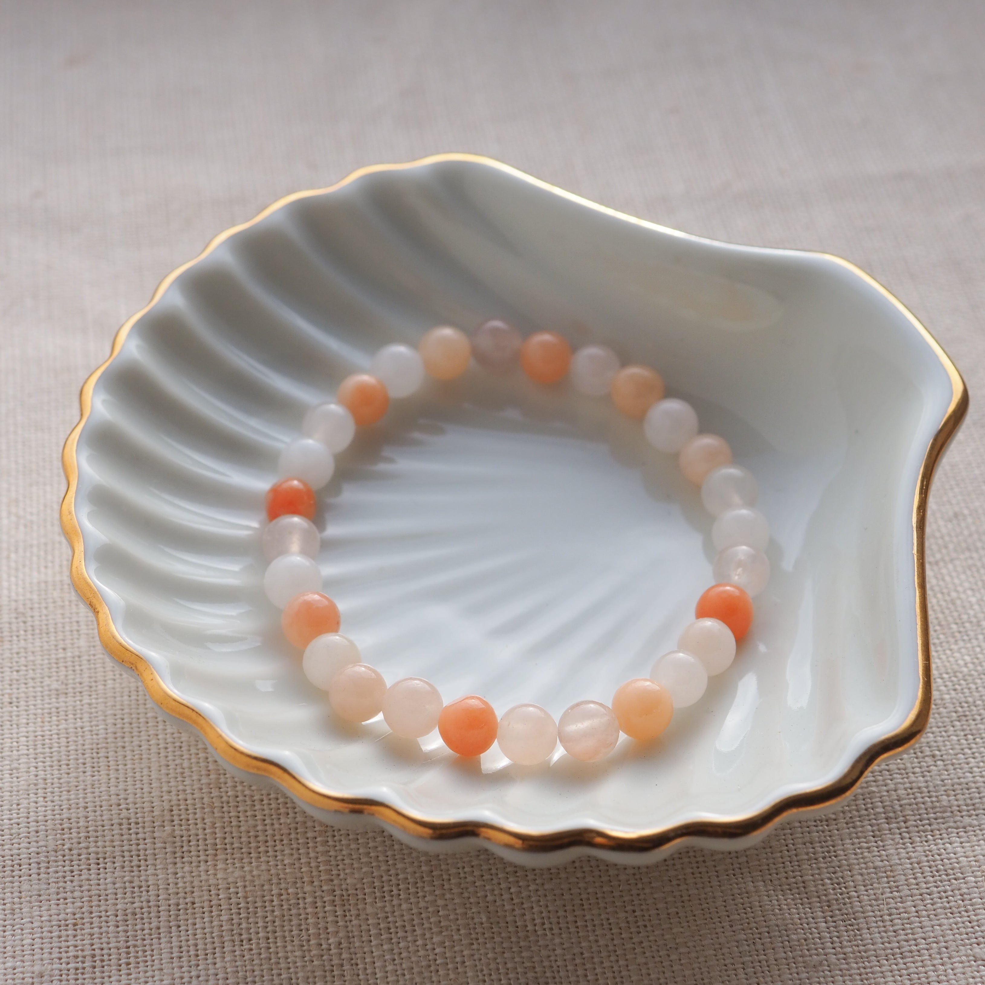 Peach Crystal Bracelet