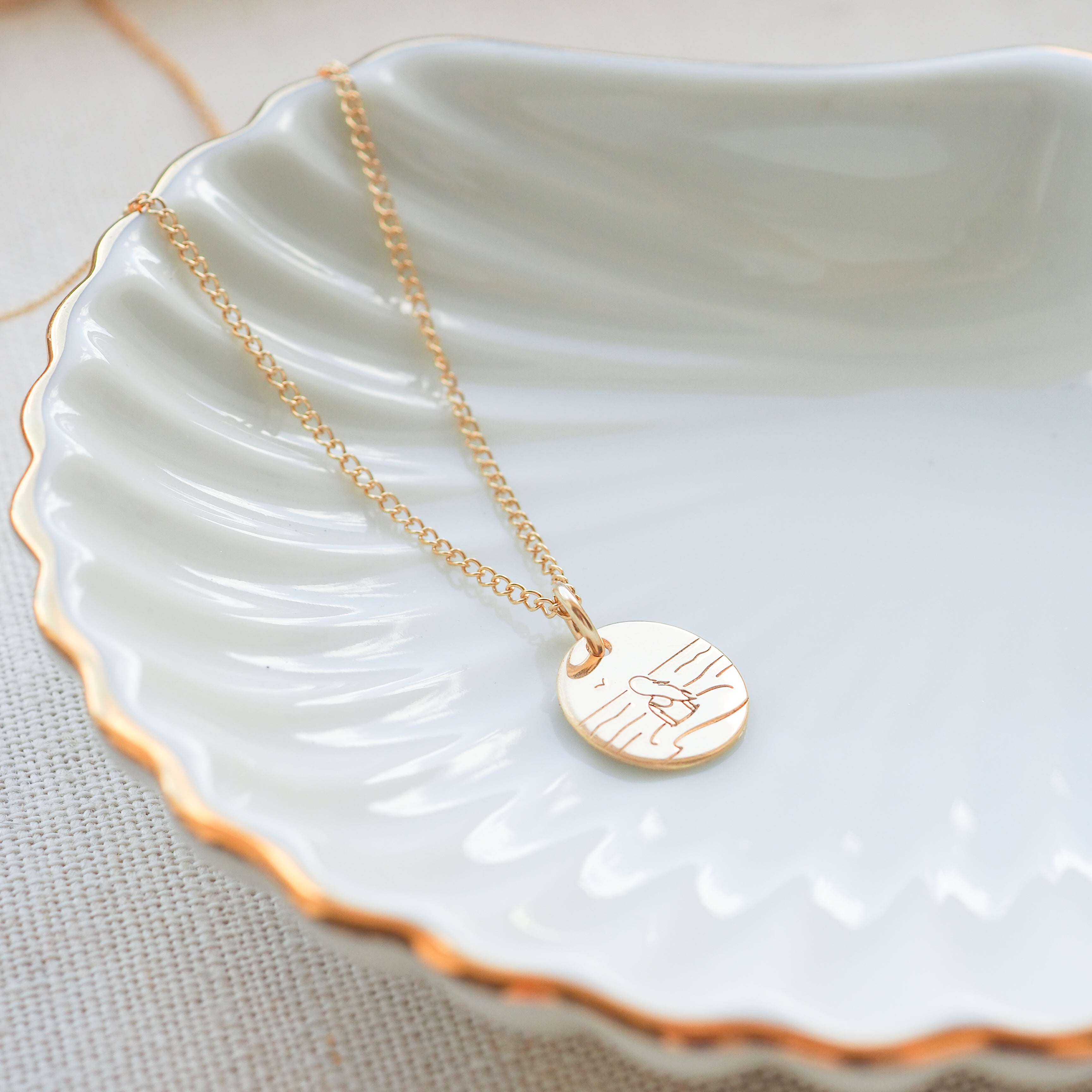 Sea Soul - Sea Swimmer Gold Necklace