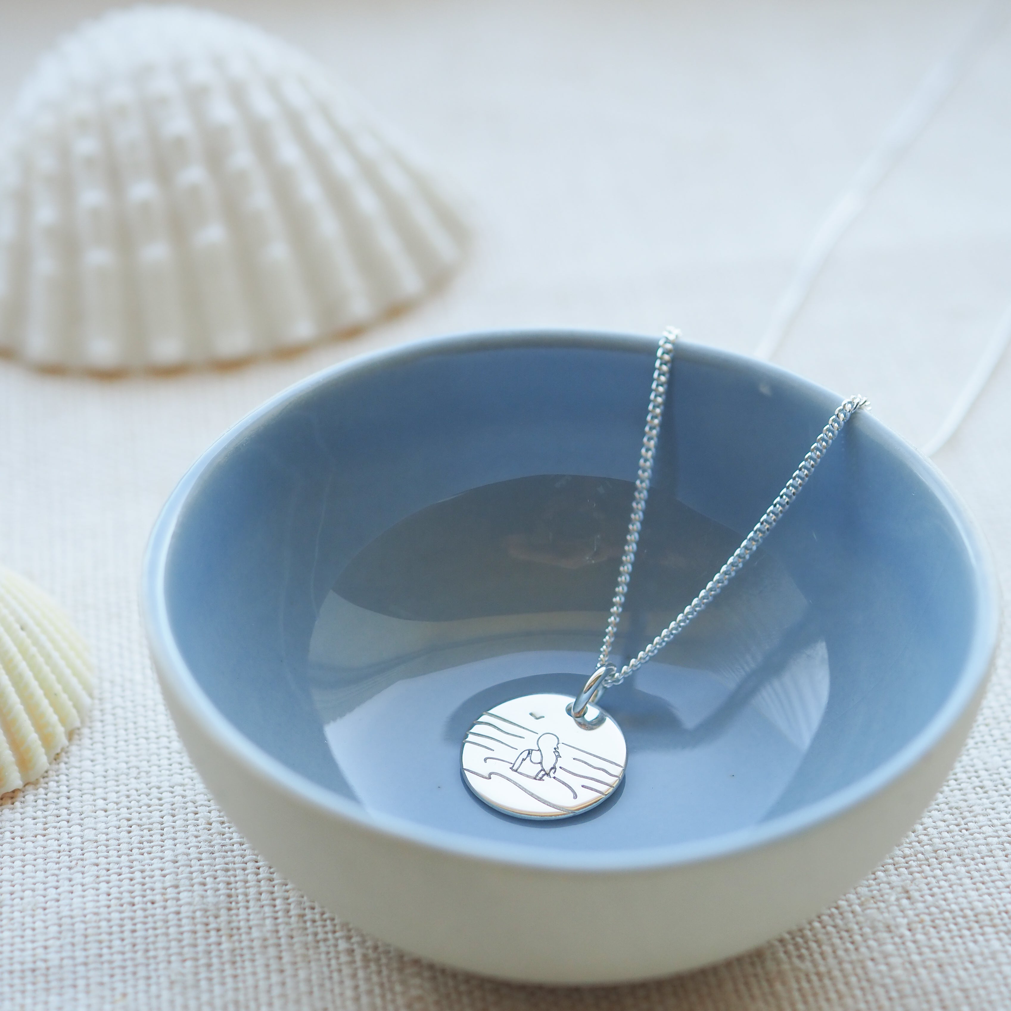 Sea Soul - Sea Swimmer Silver Necklace