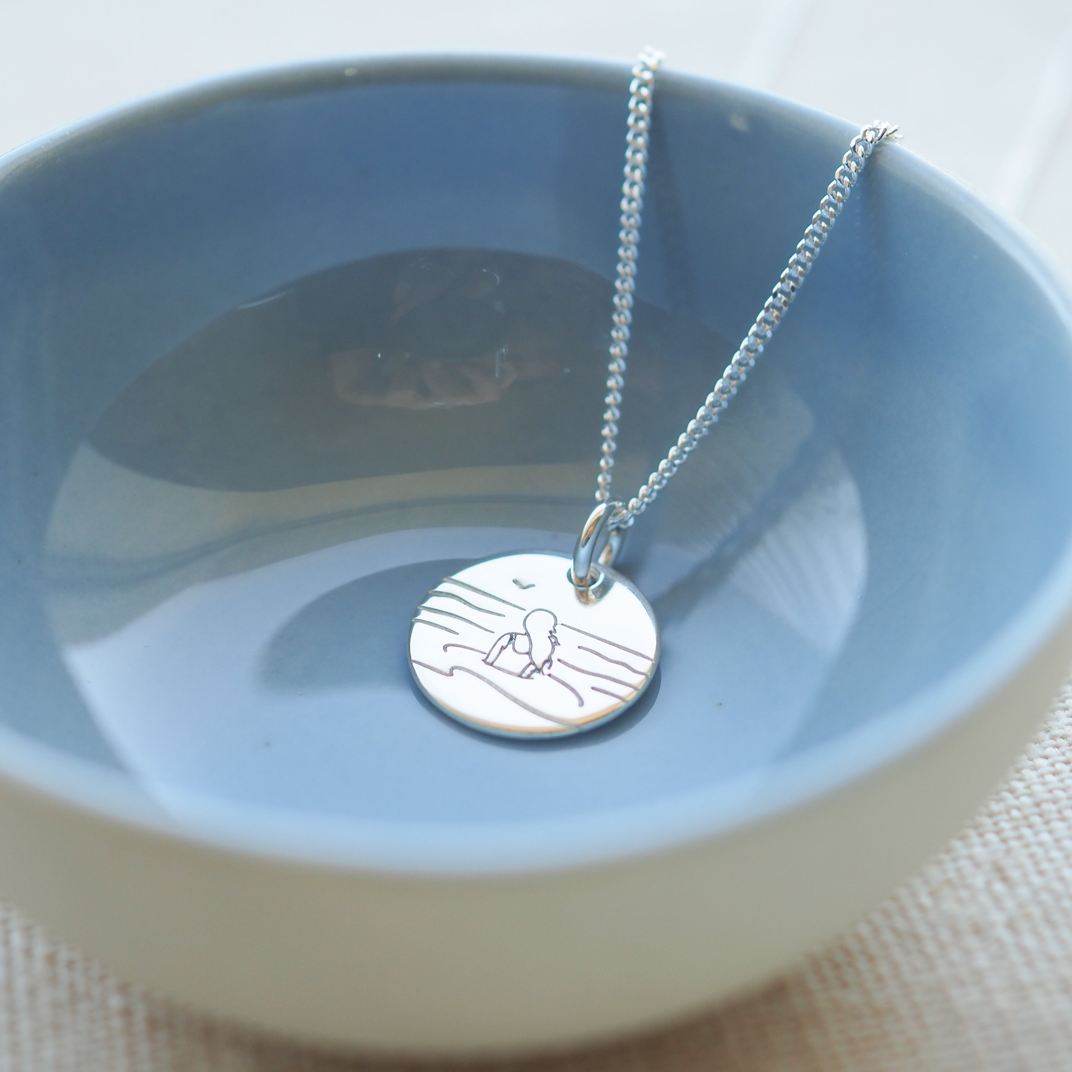 Sea Soul - Sea Swimmer Silver Necklace