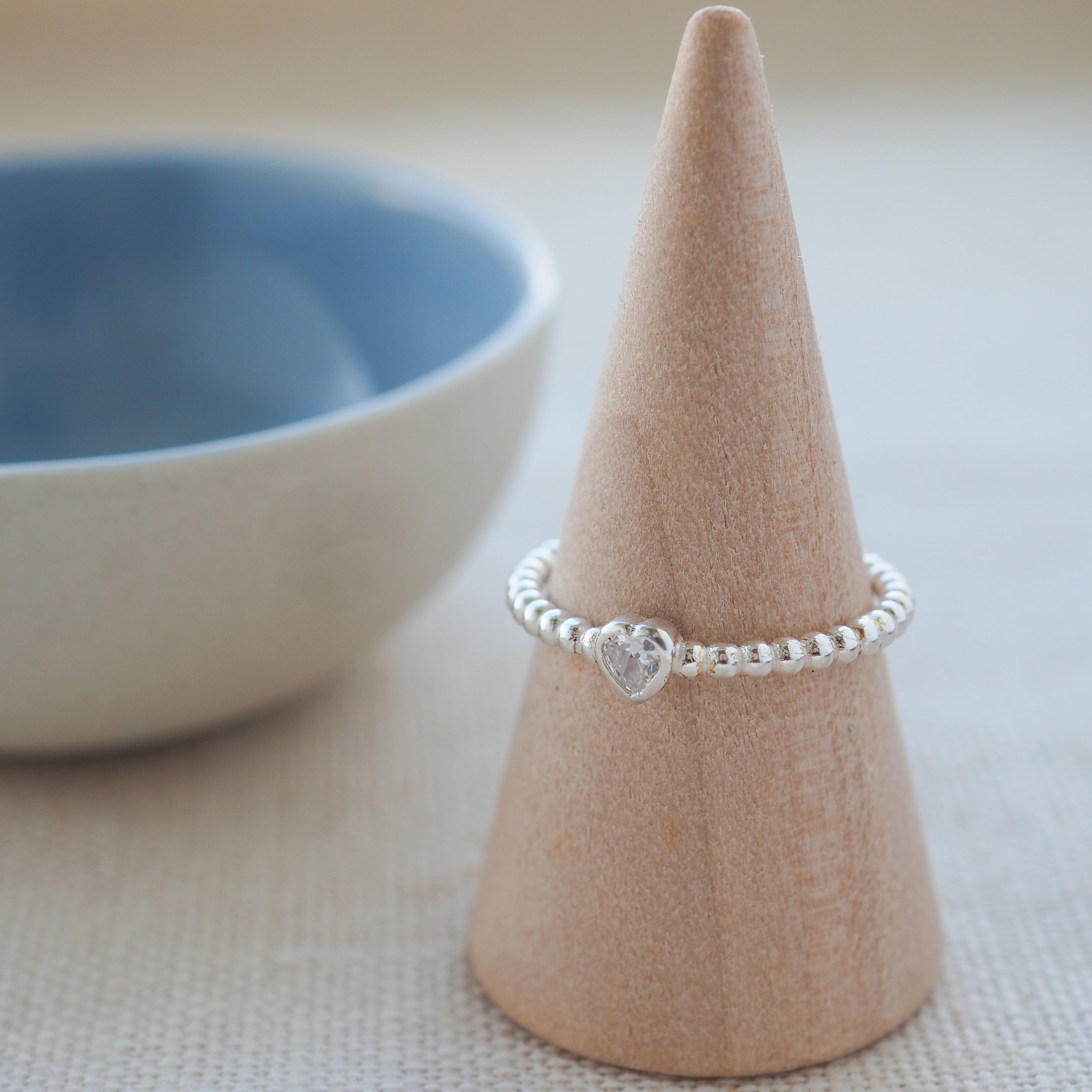 Gem Heart Bobble Ring