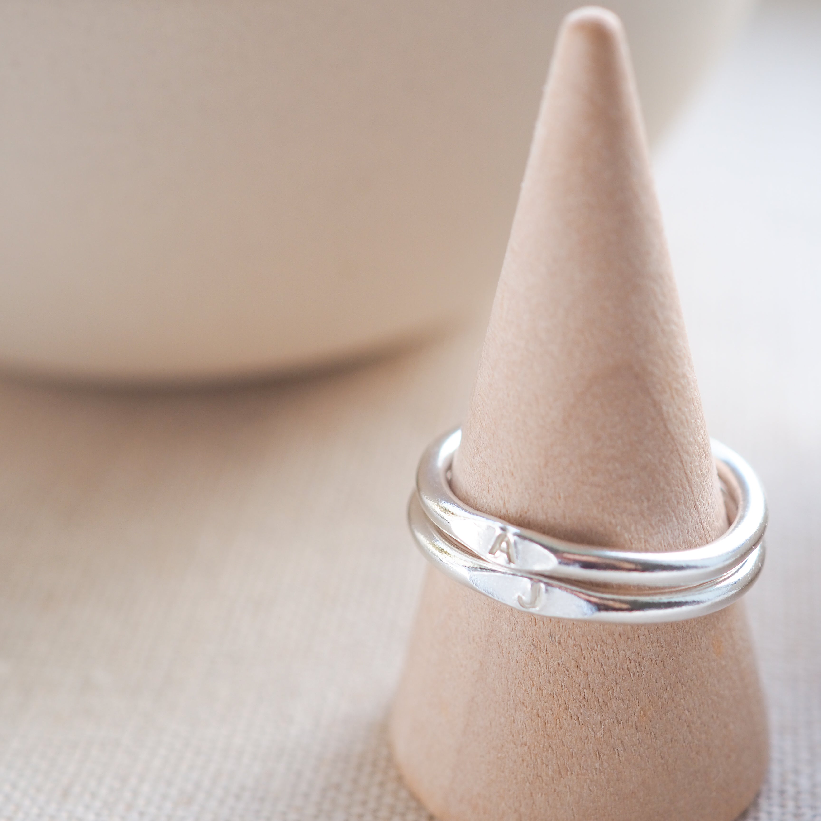 Personalised Initial Ring