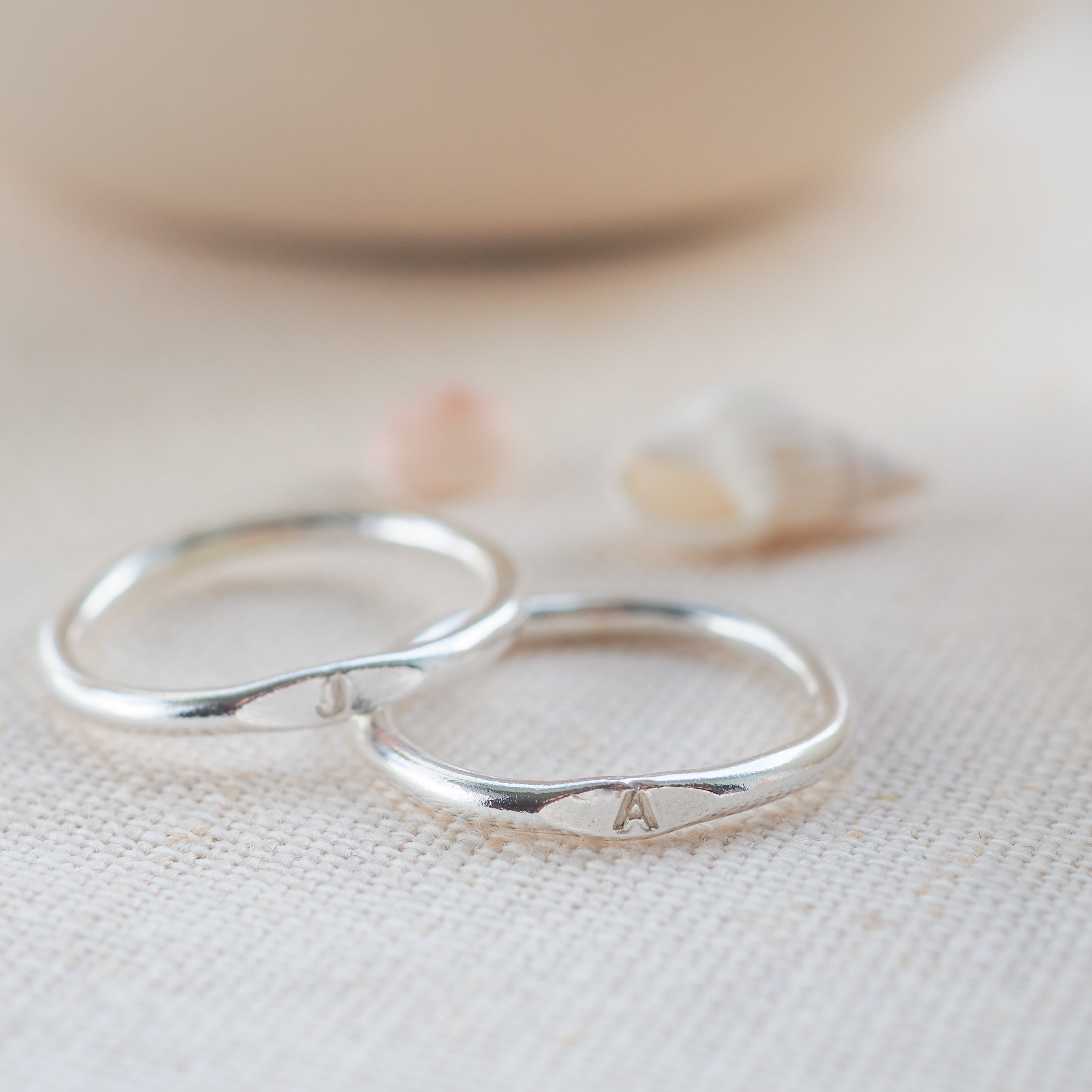 Personalised Initial Ring