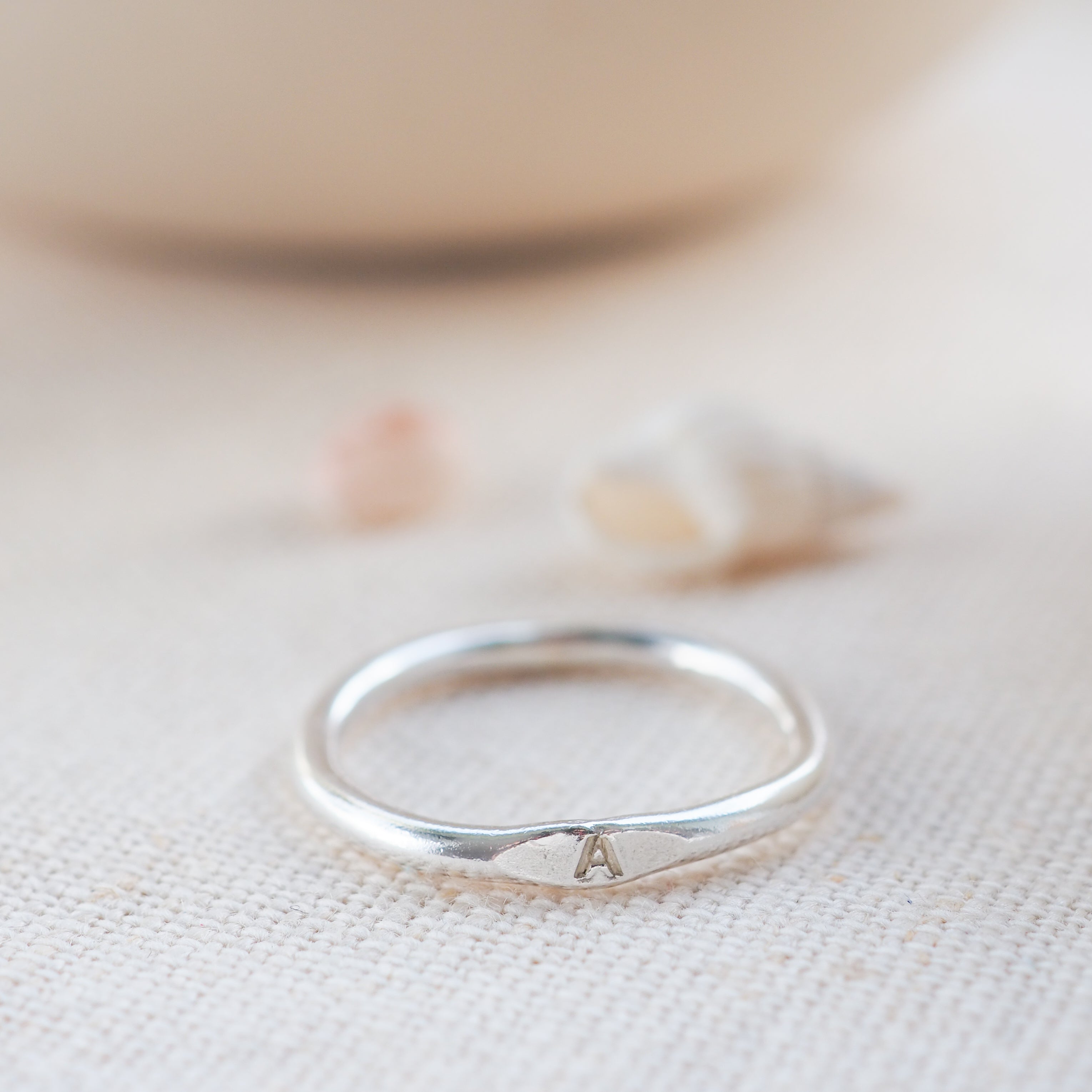 Personalised Initial Ring