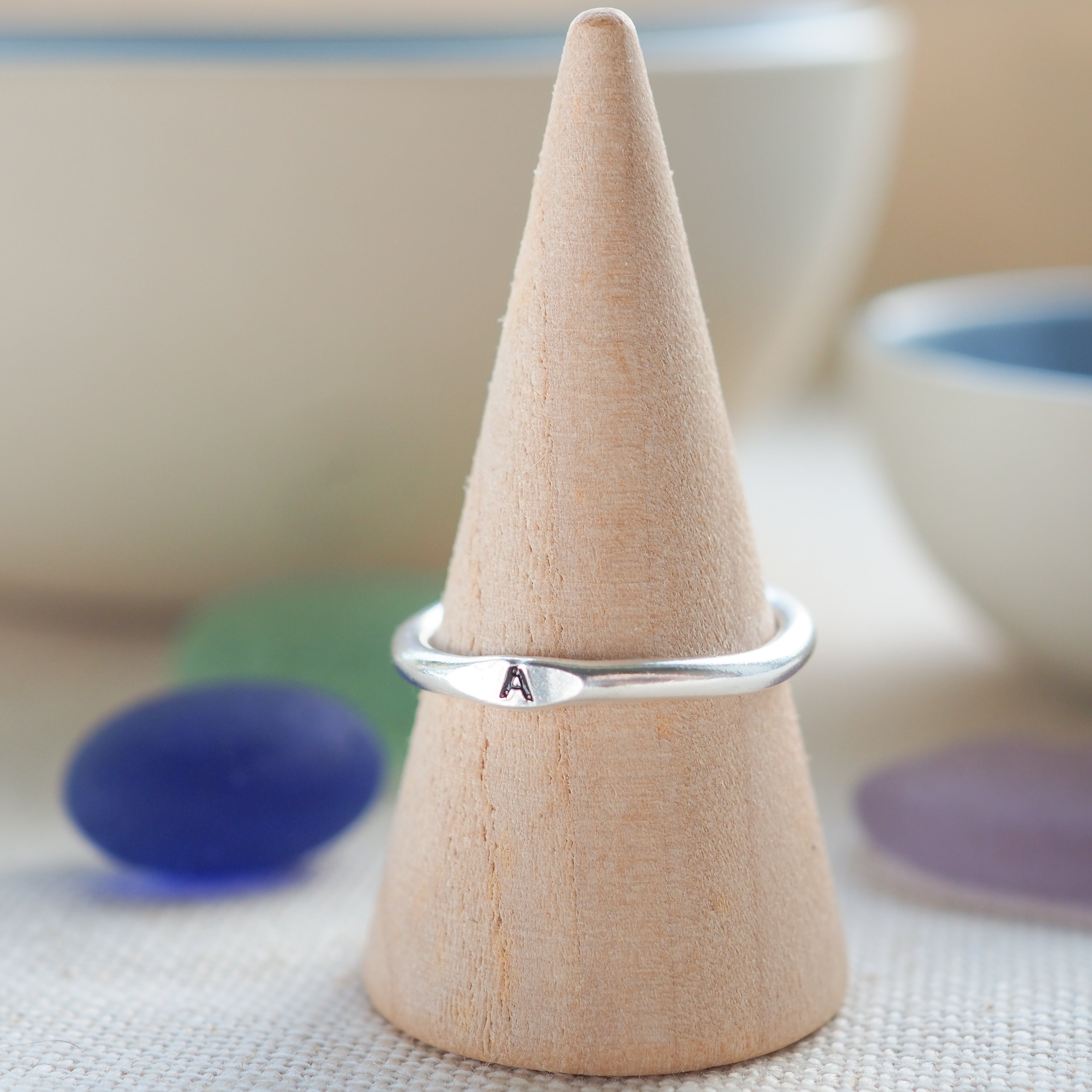 Personalised Initial Ring