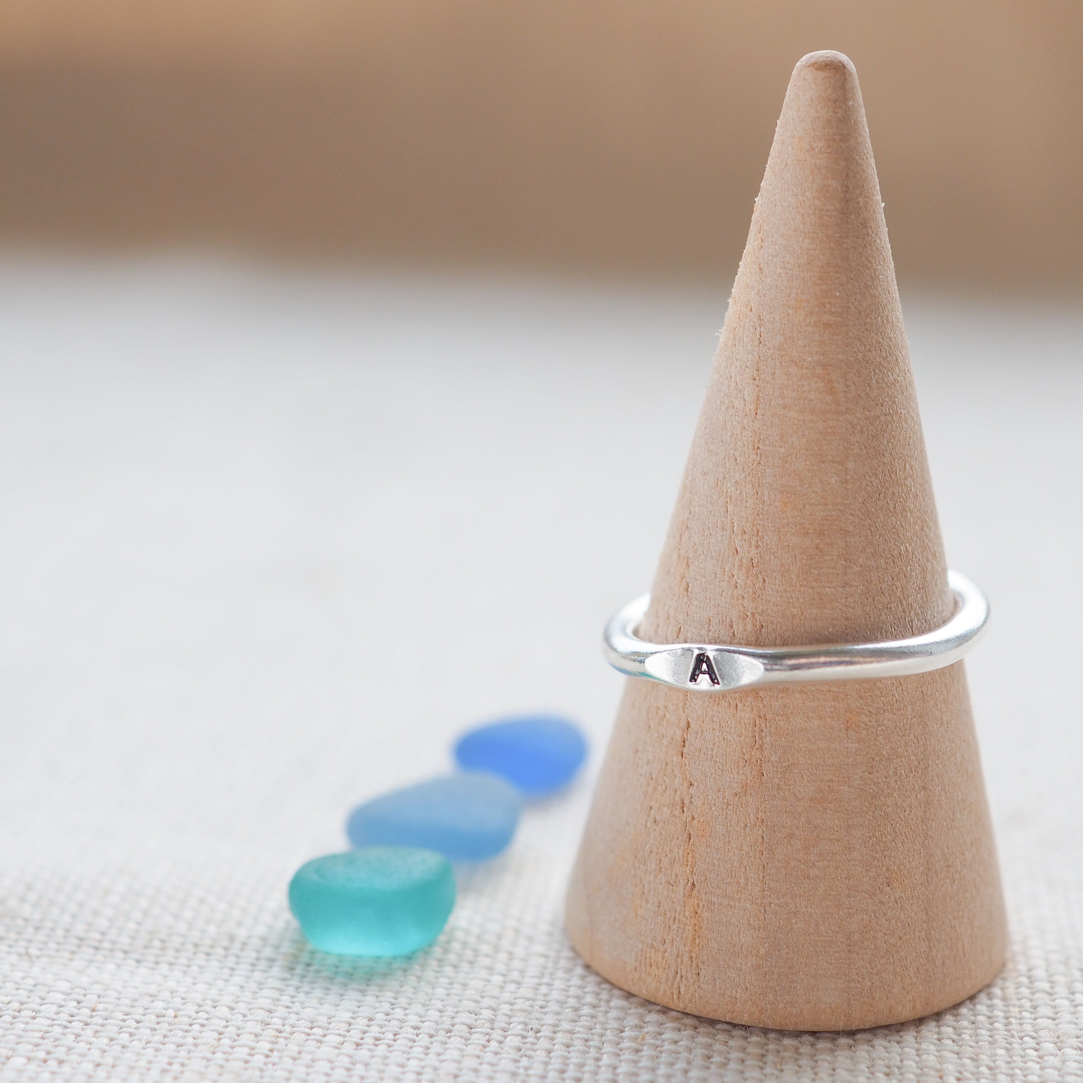 Personalised Initial Ring