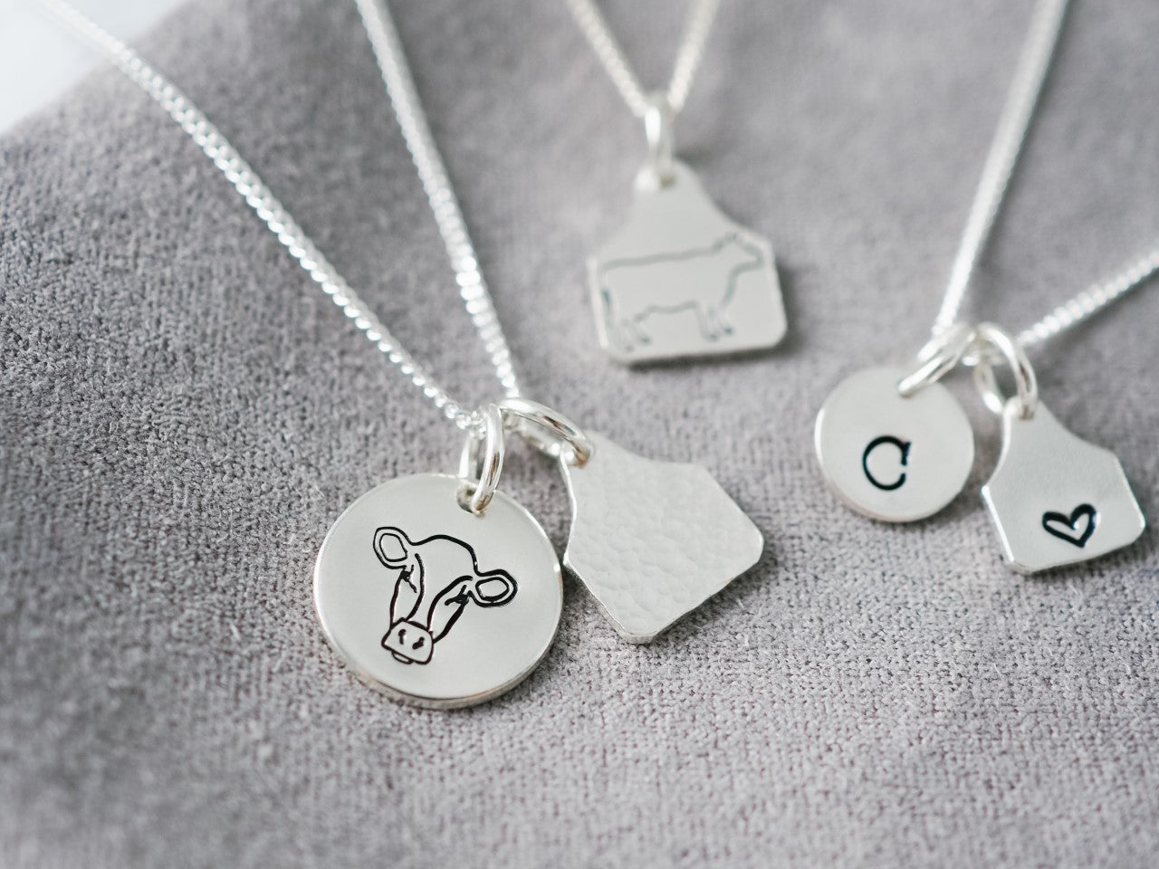 Ear tag necklace